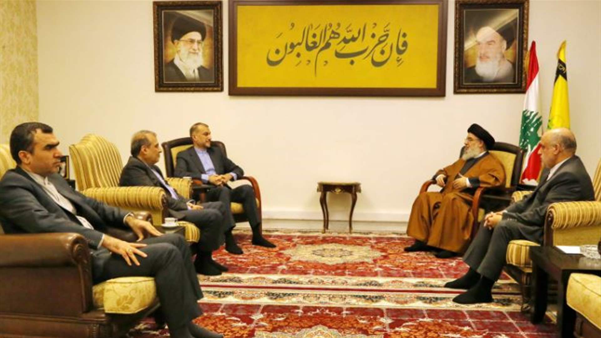 نصر الله يستعرض ‏التطورات السياسية والأمنية في ‏المنطقة مع عبد اللهيان