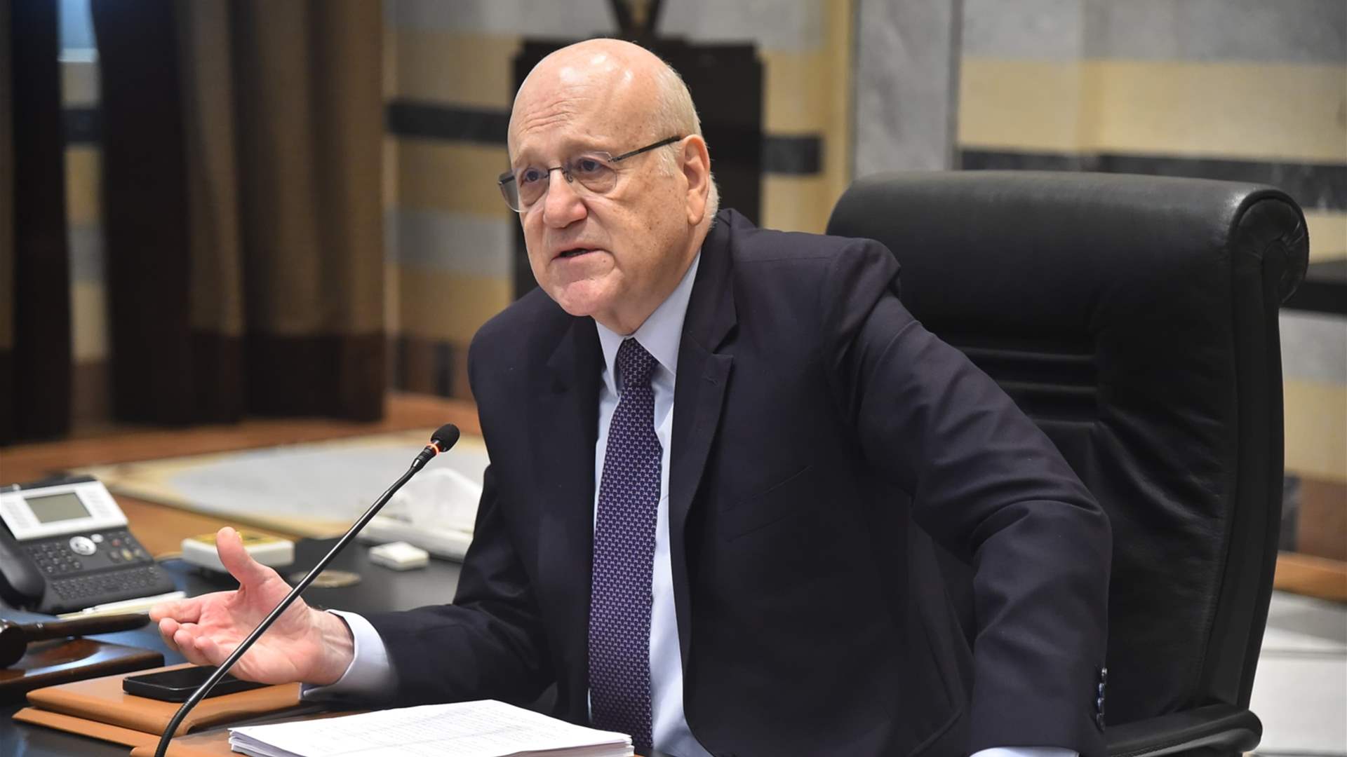 Mikati&#39;s message post-cabinet session: Building bridges, not barriers