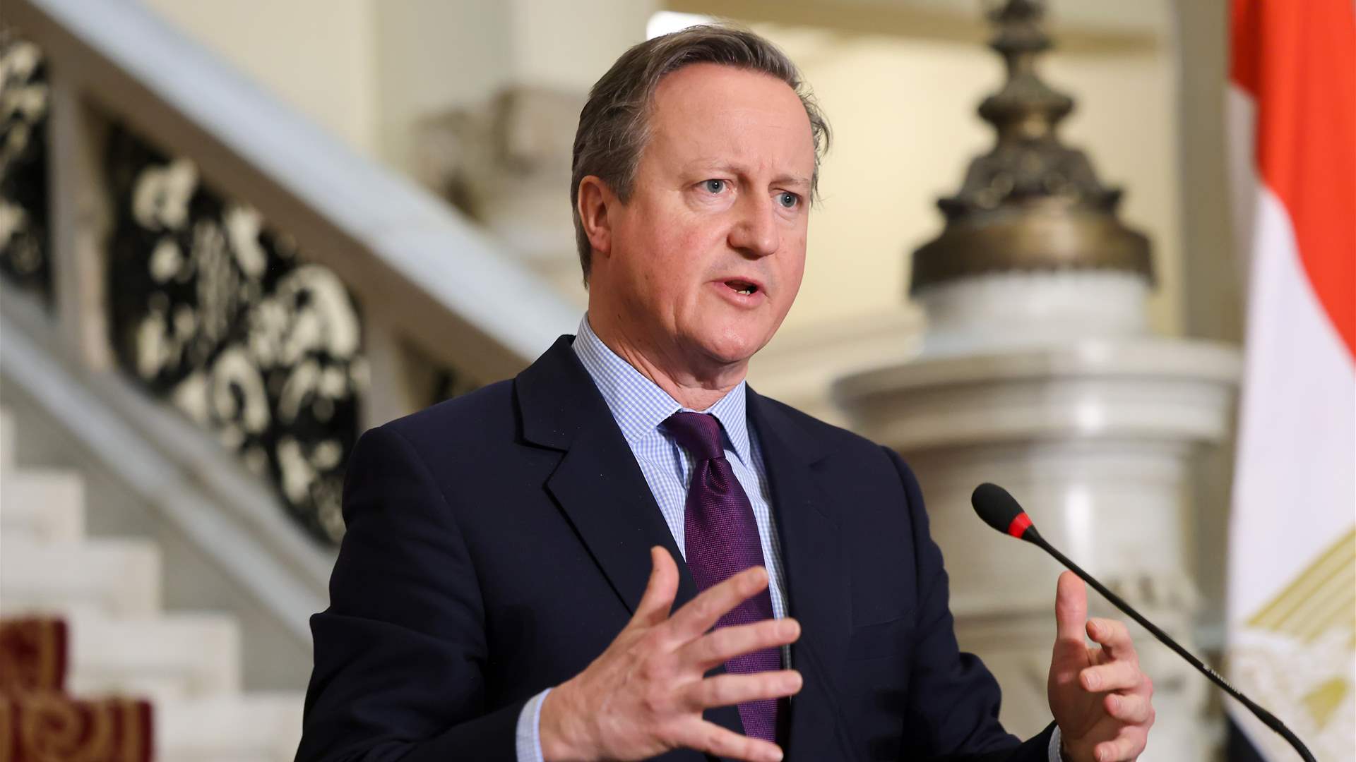 UK&#39;s Cameron: Israel should think before further action in Rafah