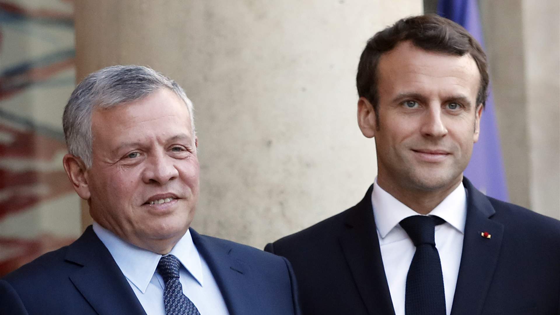 Macron discusses ceasefire in Gaza with Jordan&#39;s king in Paris