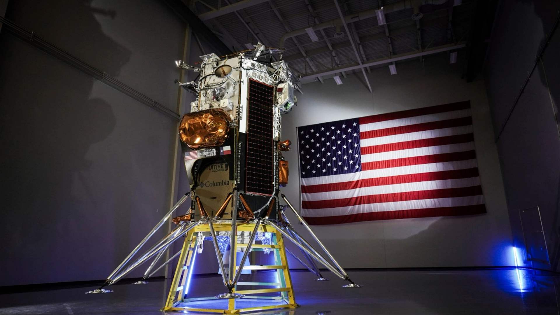 Private moon lander launched to conduct first US lunar touchdown half-century after last Apollo lunar mission