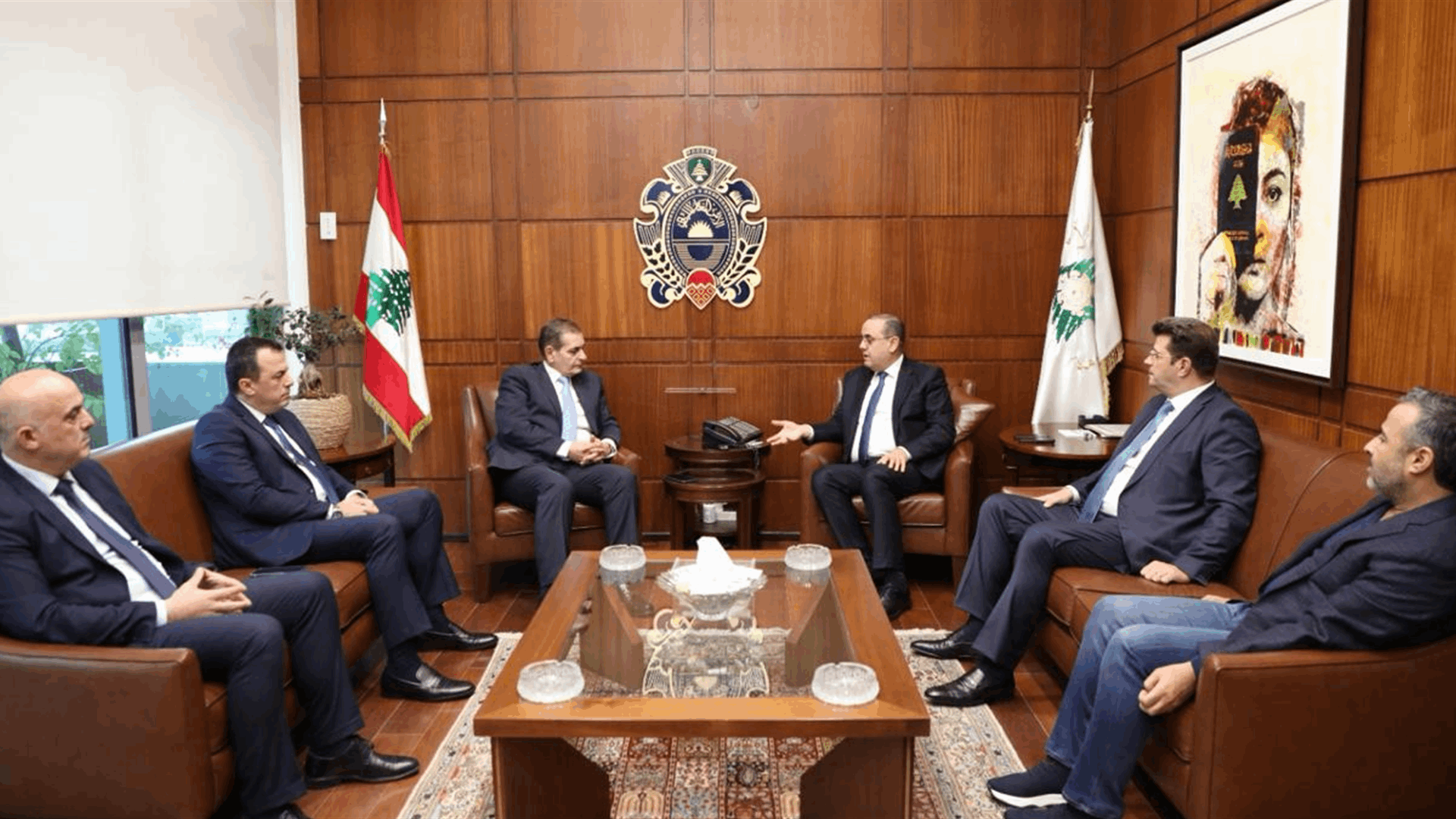 البيسري بحث والمستشار الأمني لوزير الداخلية العراقي في سبل التعاون والتقى نقيب محامي طرابلس والشمال