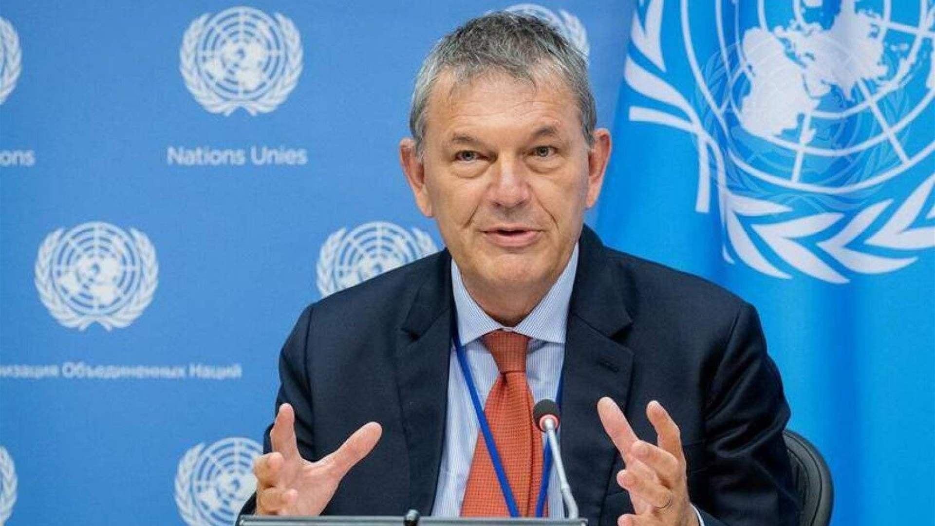 Lazzarini: Israel is out to destroy UNRWA