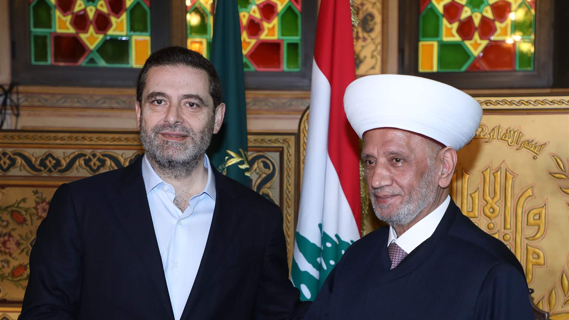 لقاء جمع المفتي دريان والحريري