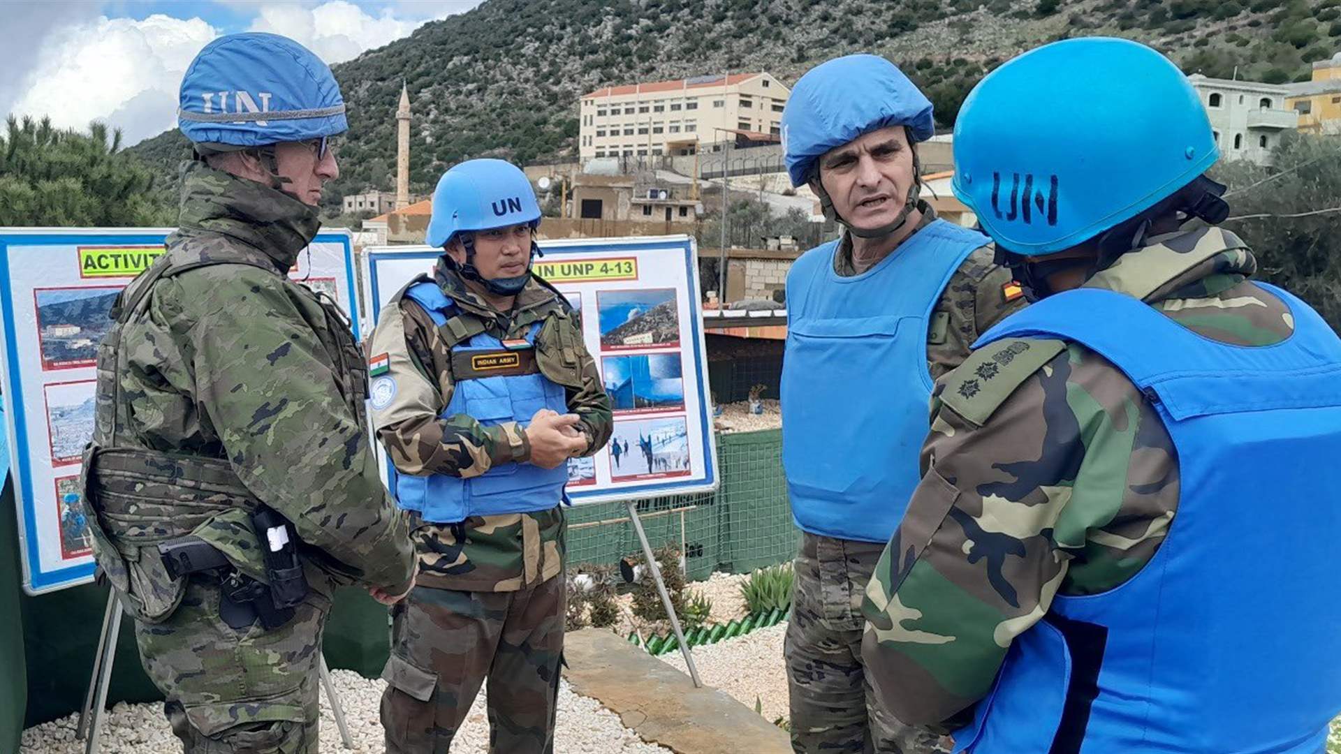 UNIFIL chief visits UN positions, praises peacekeepers&#39; commitment