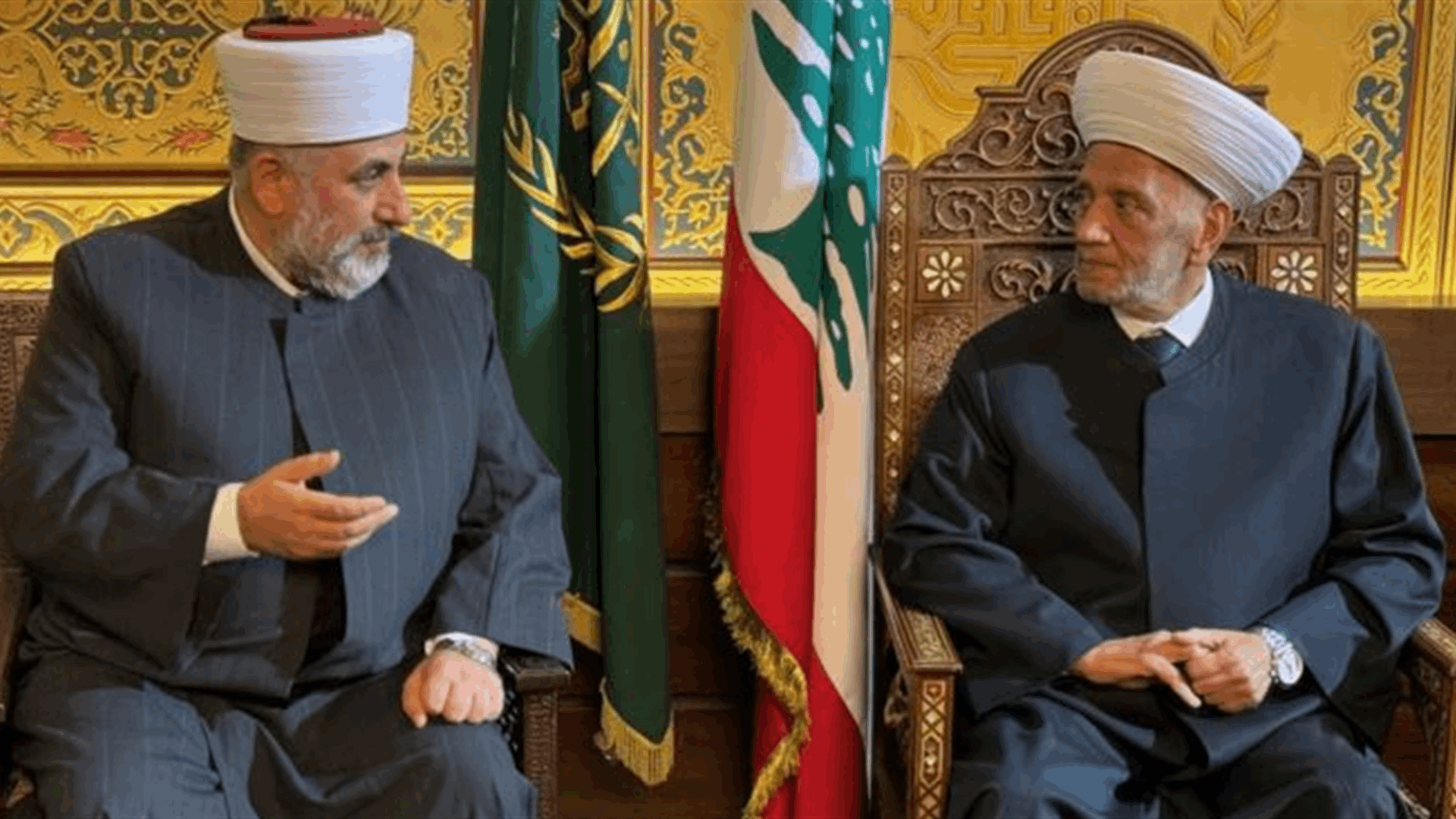 رئيس المجلس الاسلامي العلوي بعد لقائه مفتي الجمهورية: نتطلع لدور ايجابي للجنة الخماسية ونتفاءل به
