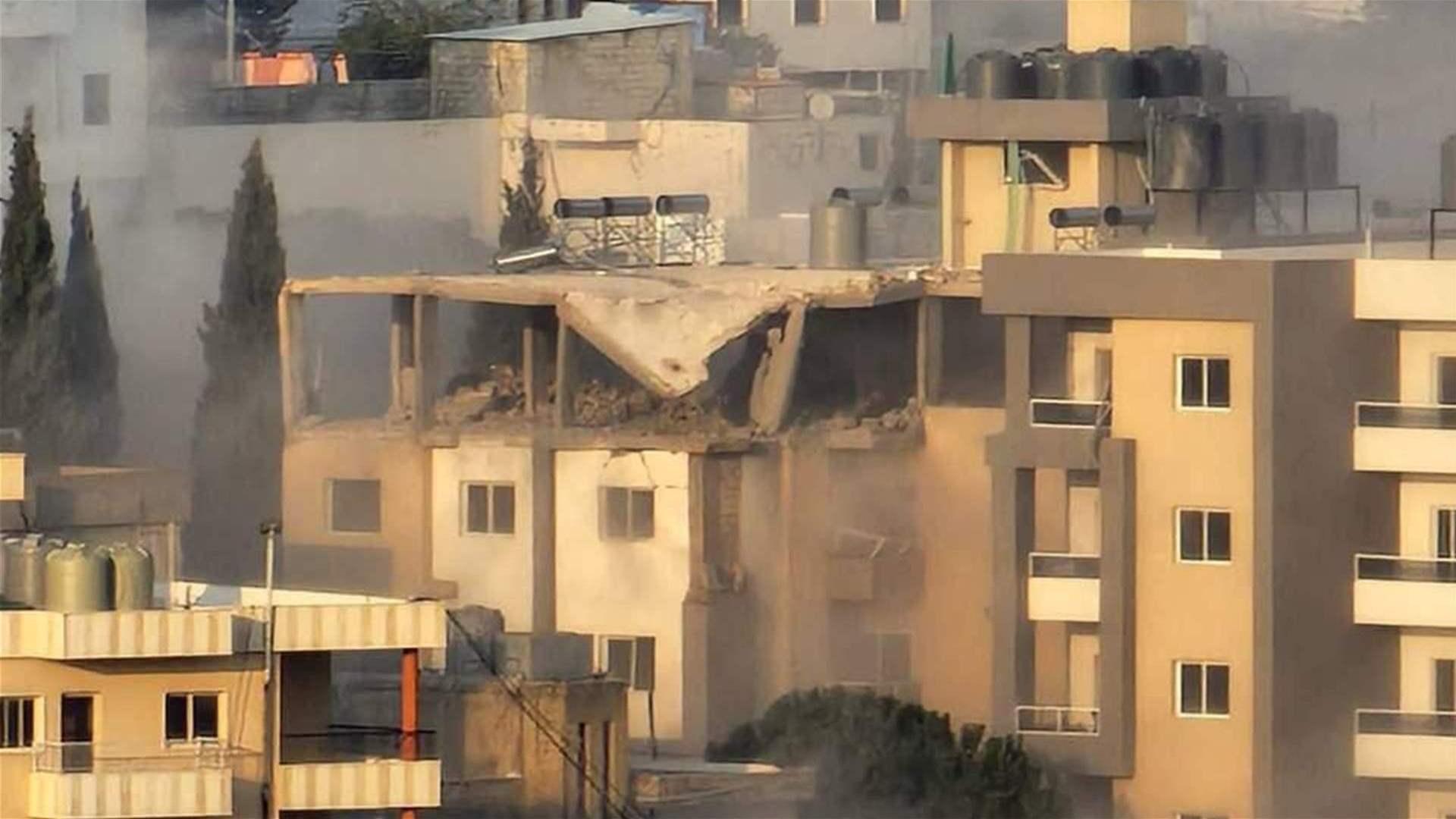 Israeli airstrike targets residential building in Kfar Roummane, South Lebanon