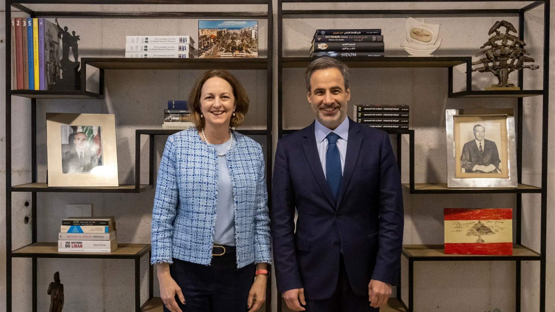US Ambassador&#39;s visit: MP Moawad&#39;s push for Resolution 1701 and Gaza ceasefire