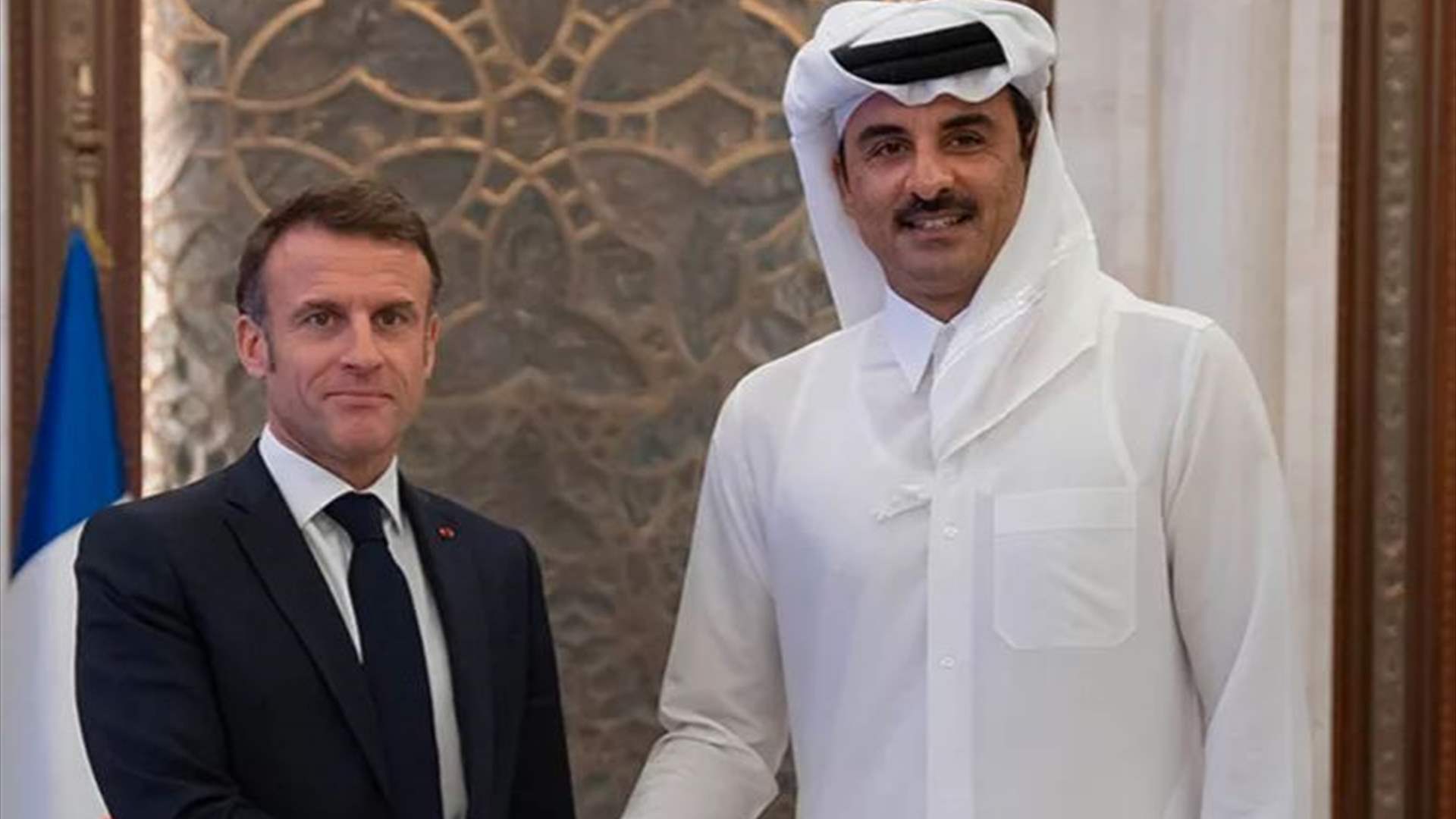 Qatar&#39;s first fully official visit in 15 Years: discussing Gaza crisis with French President Macron