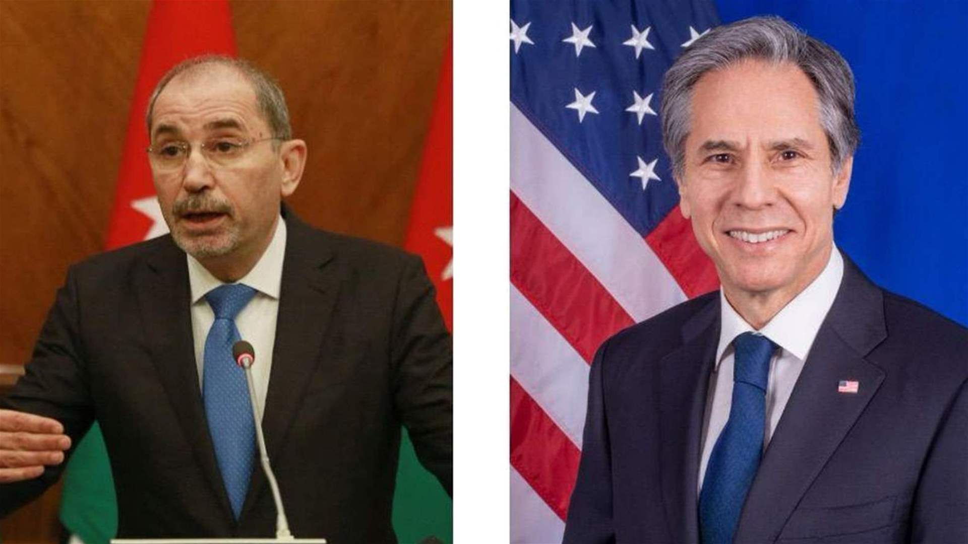 أيمن الصفدي يتلقى اتصالاً هاتفياً من بلينكن