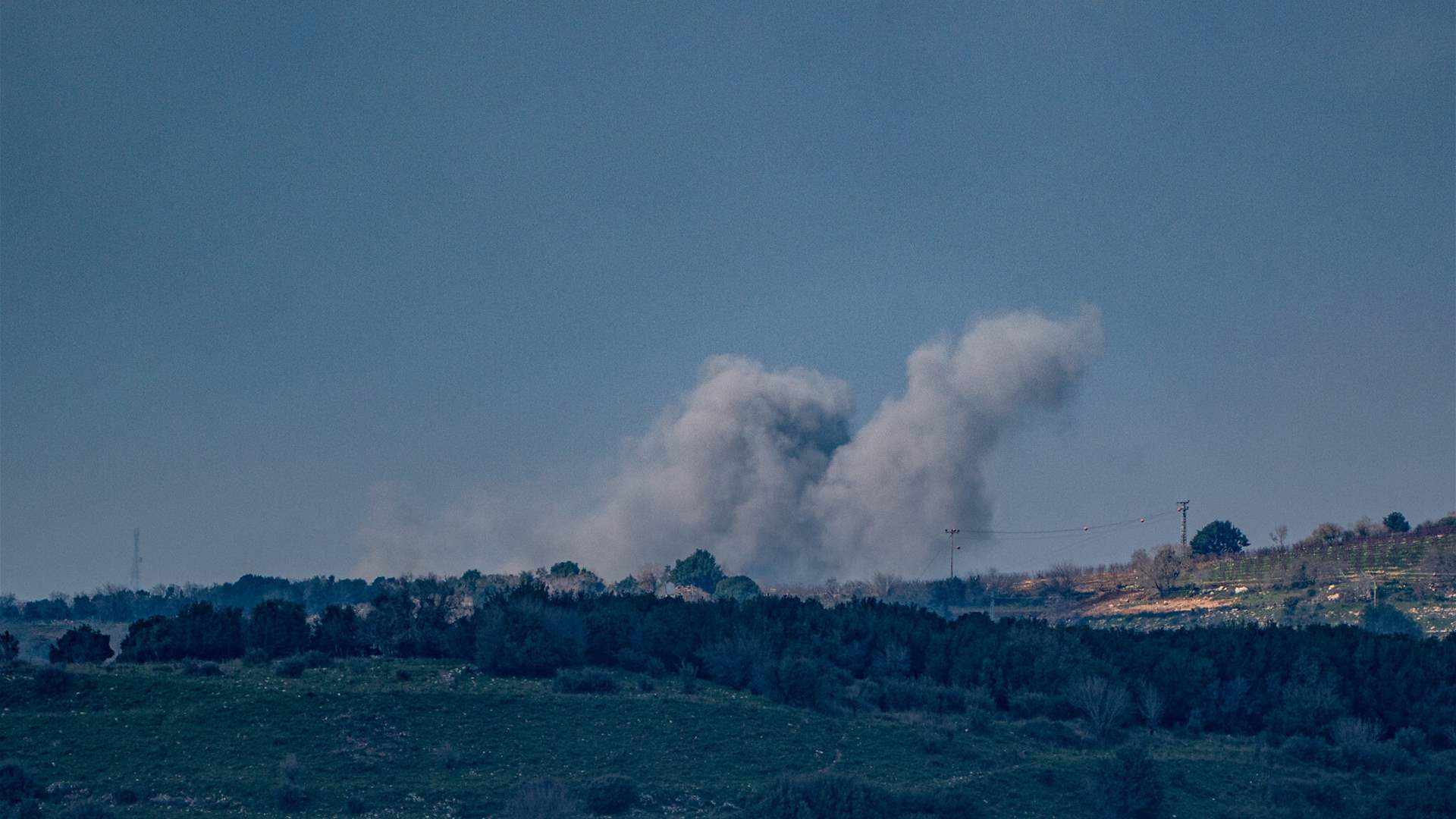 Iron Dome intercepts projectiles over Marjaayoun Plain