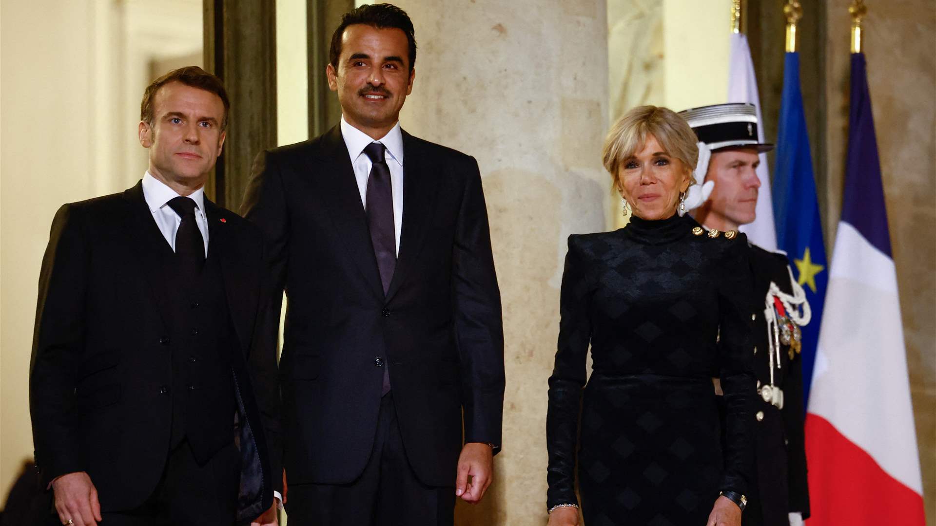 Lebanese file, Gaza conflict take center stage: Highlights of Qatar&#39;s Emir state visit to France