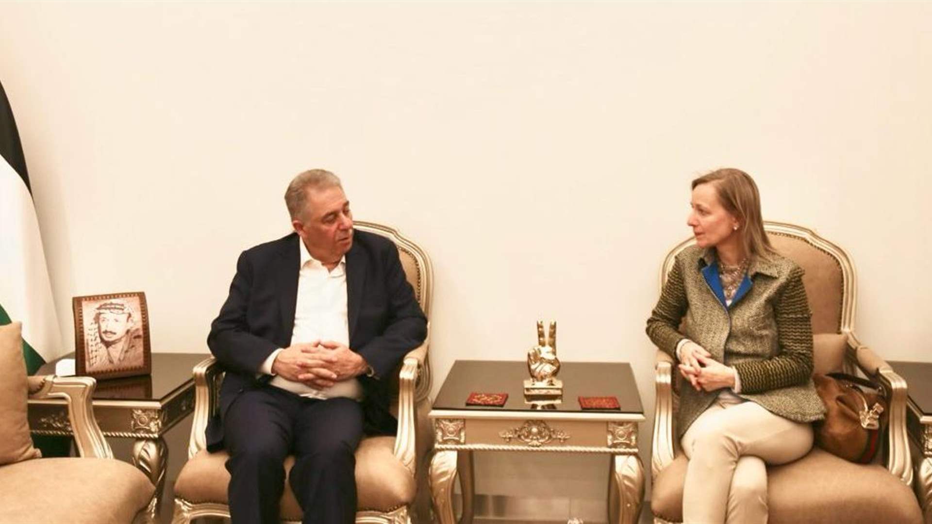 دبور طلب من مديرة شؤون وكالة الاونروا في لبنان افساح المجال امام الجهود للوصول الى حلول بشأن التمويل