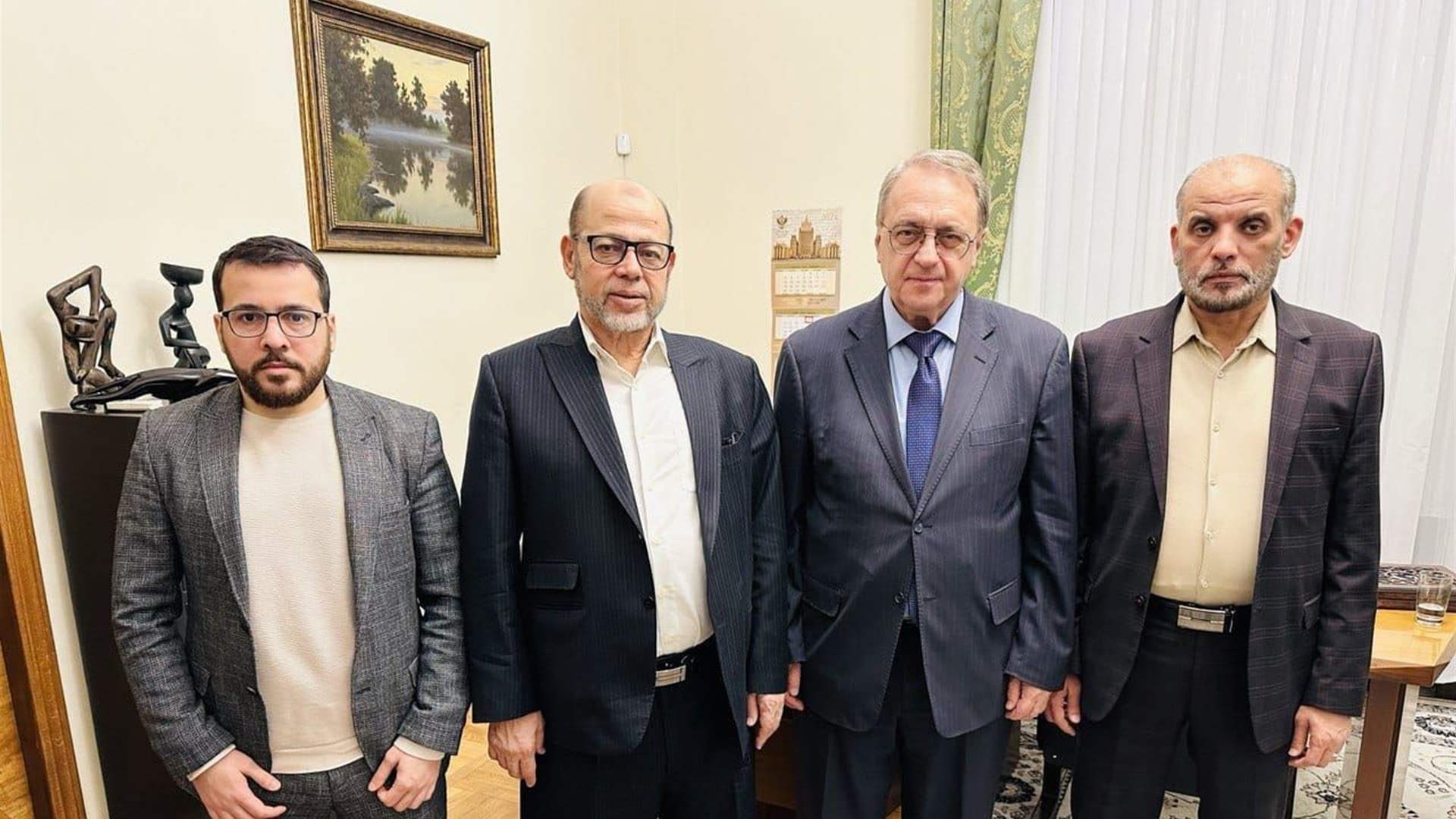  وفد حماس يلتقي نائب وزير الخارجية الروسي