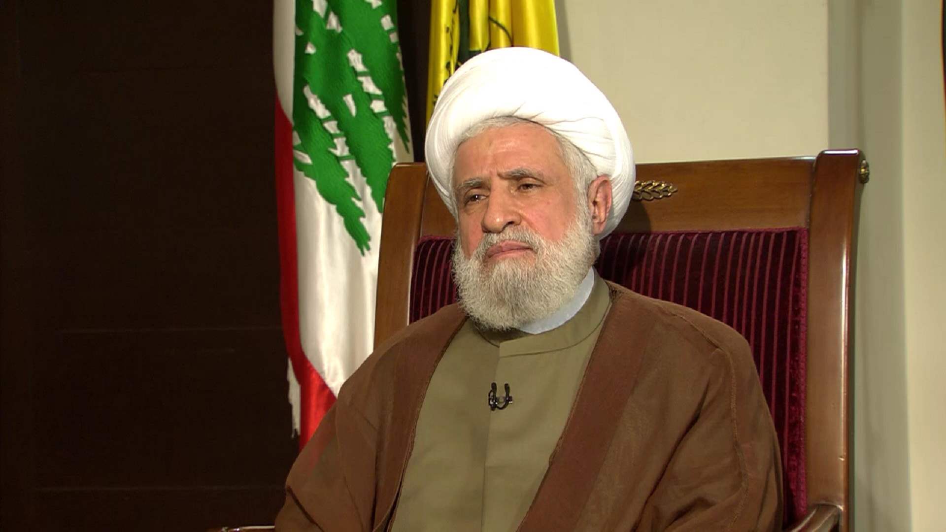 نعيم قاسم للـLBCI: لسنا أقرب الى الحرب الشاملة في لبنان... ونحن غير معنيين برسائل يرسلها هوكشتاين