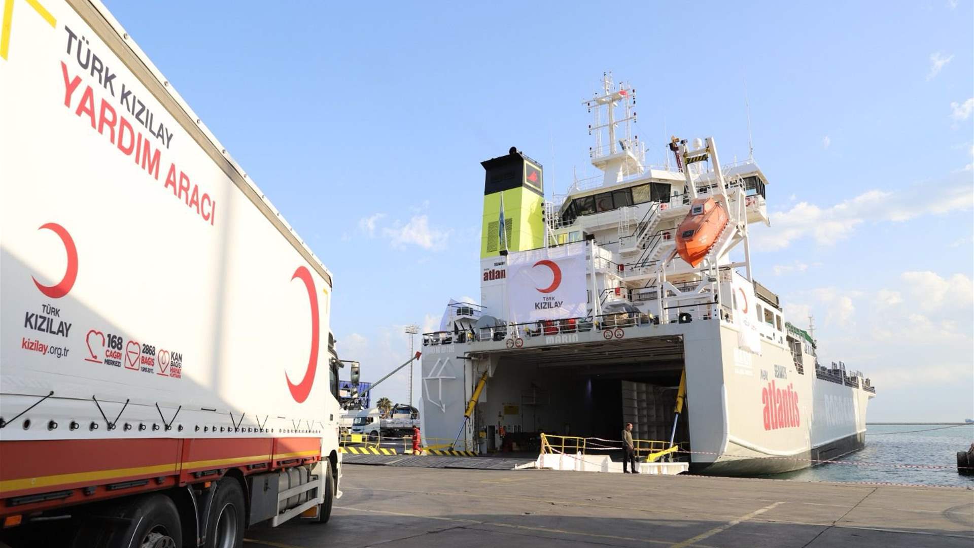 Turkish Red Crescent&#39;s sending biggest aid shipment to Gaza via Egypt
