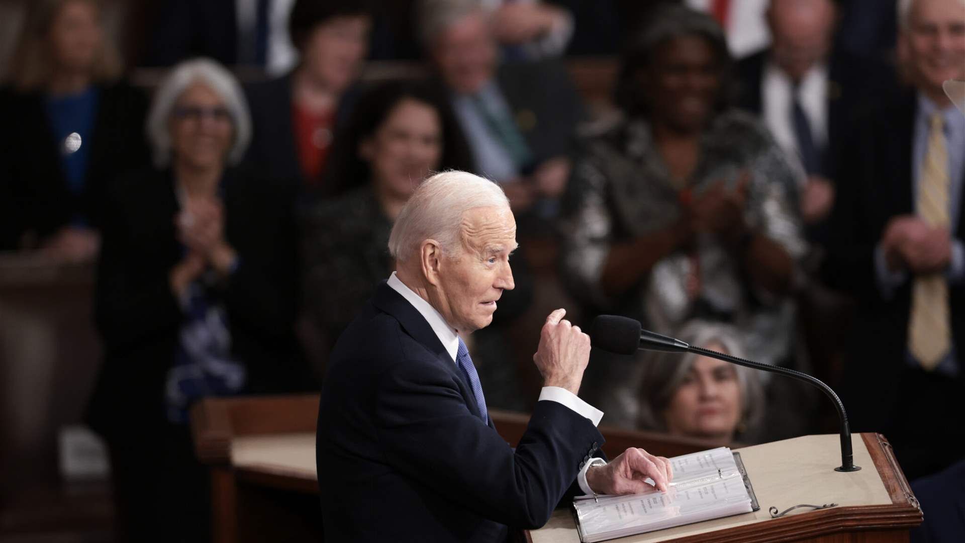 Solidarity protests: Biden challenged during speech at the Capitol