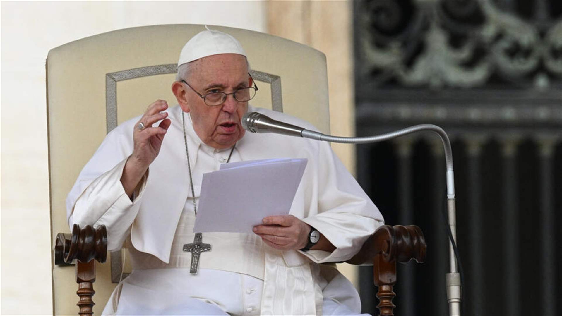 البابا فرنسيس يحضّ على التحلي بـ&quot;شجاعة التفاوض&quot; في الحرب الدائرة في أوكرانيا