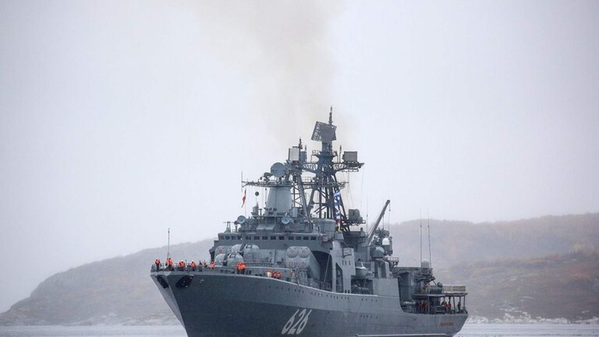 مجموعة من السفن الحربية الروسية وصلت إلى إيران لإجراء مناورات عسكرية