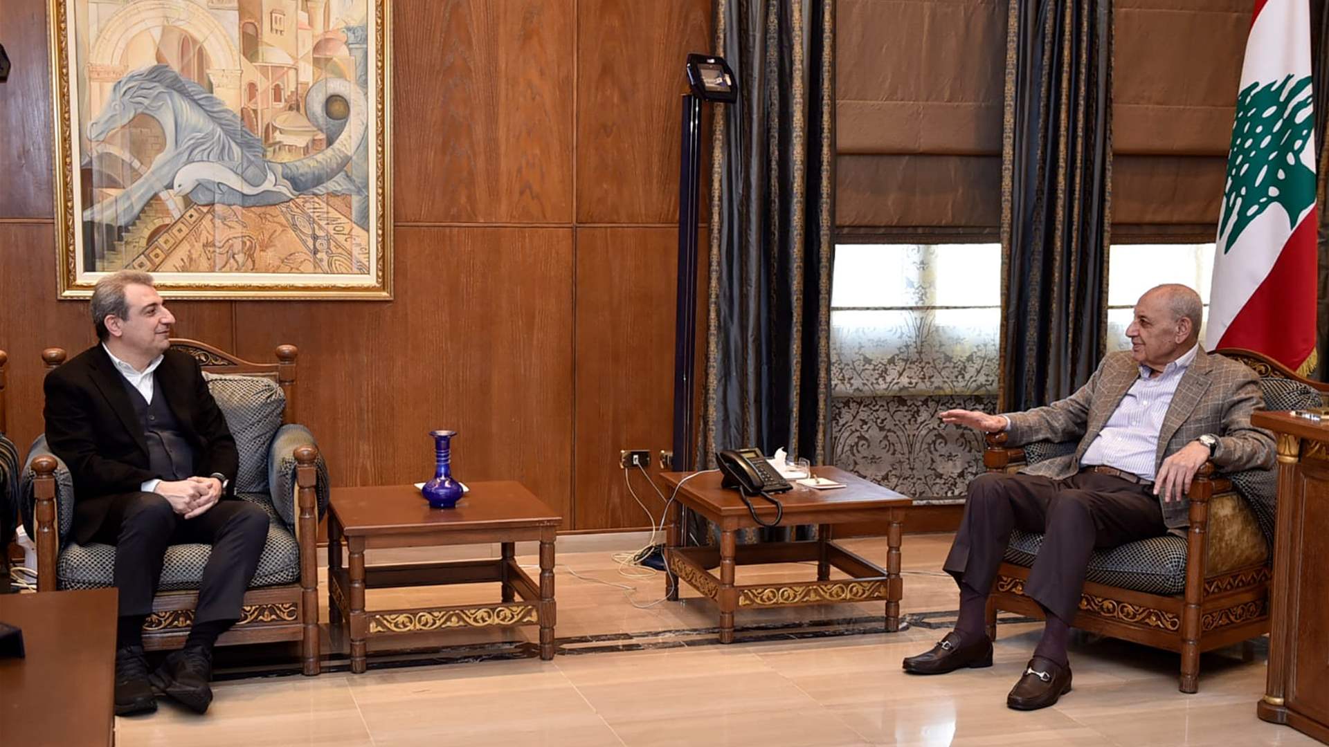 بري في لقاء مع أبو فاعور وجهاد الصمد