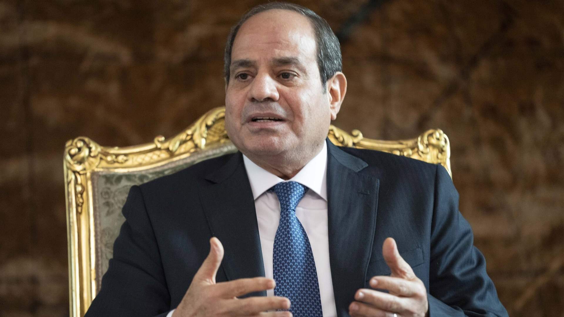Sisi: Egypt strives to secure a ceasefire in Gaza