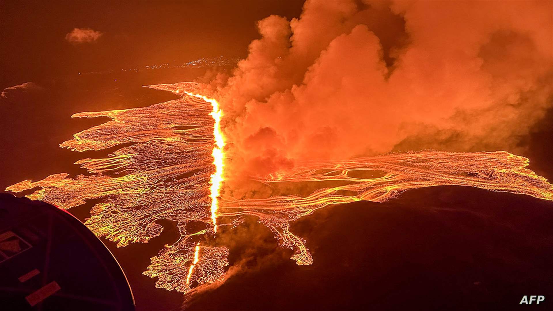 بعد ثورة بركان للمرة الرابعة منذ كانون الأول في أيسلندا... تباطؤ في تدفق الحمم 