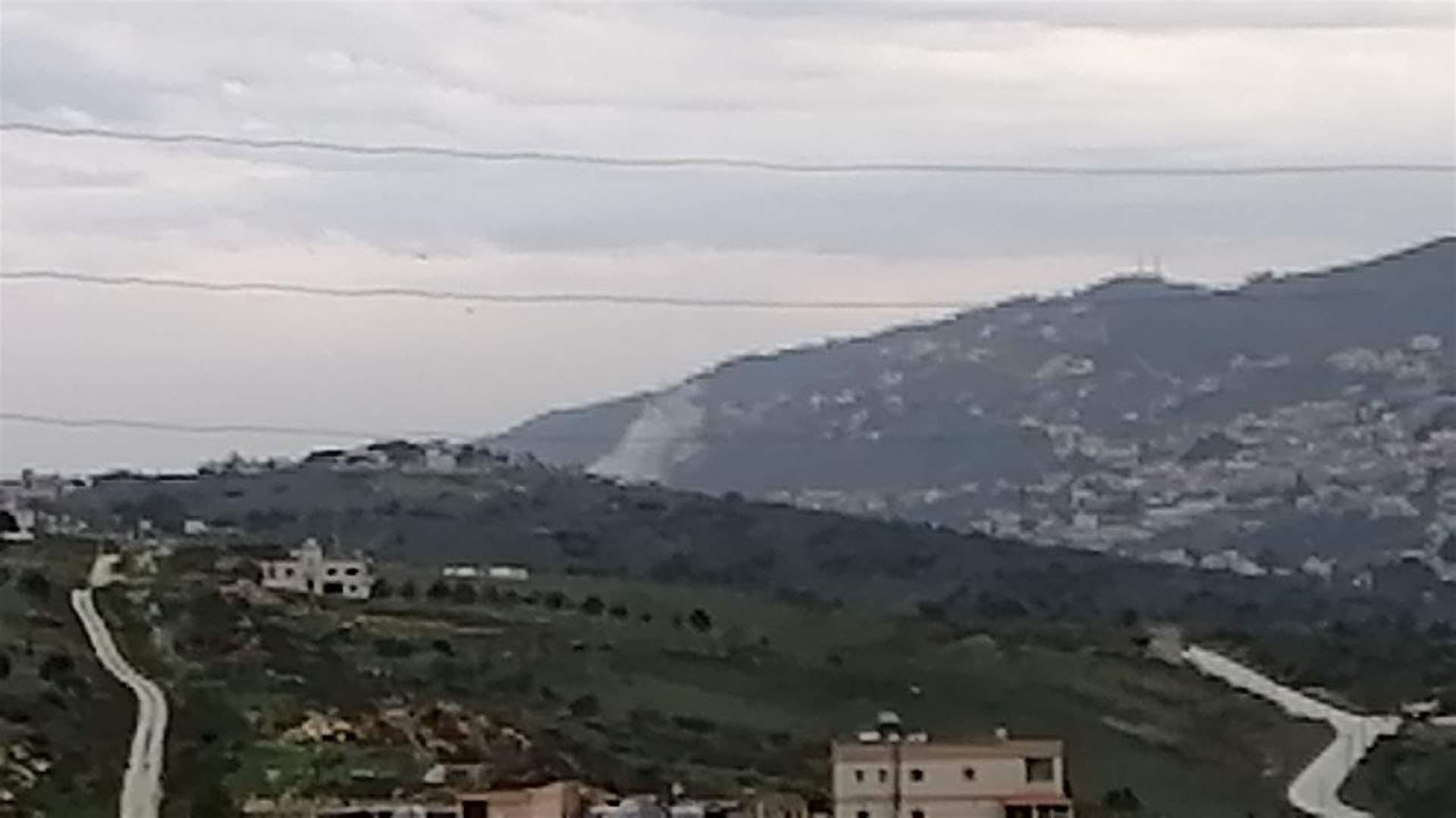 قصفٌ يستهدف بلدة كفركلا