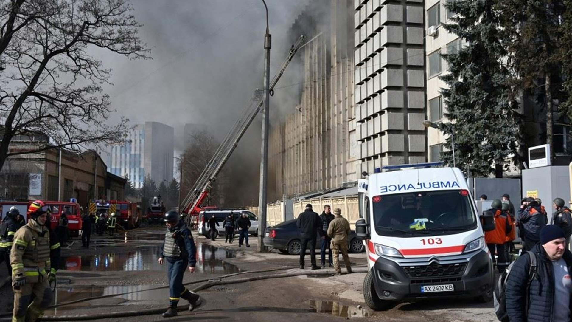 ضربات صاروخية روسية استهدفت إمدادات الكهرباء في خاركيف 