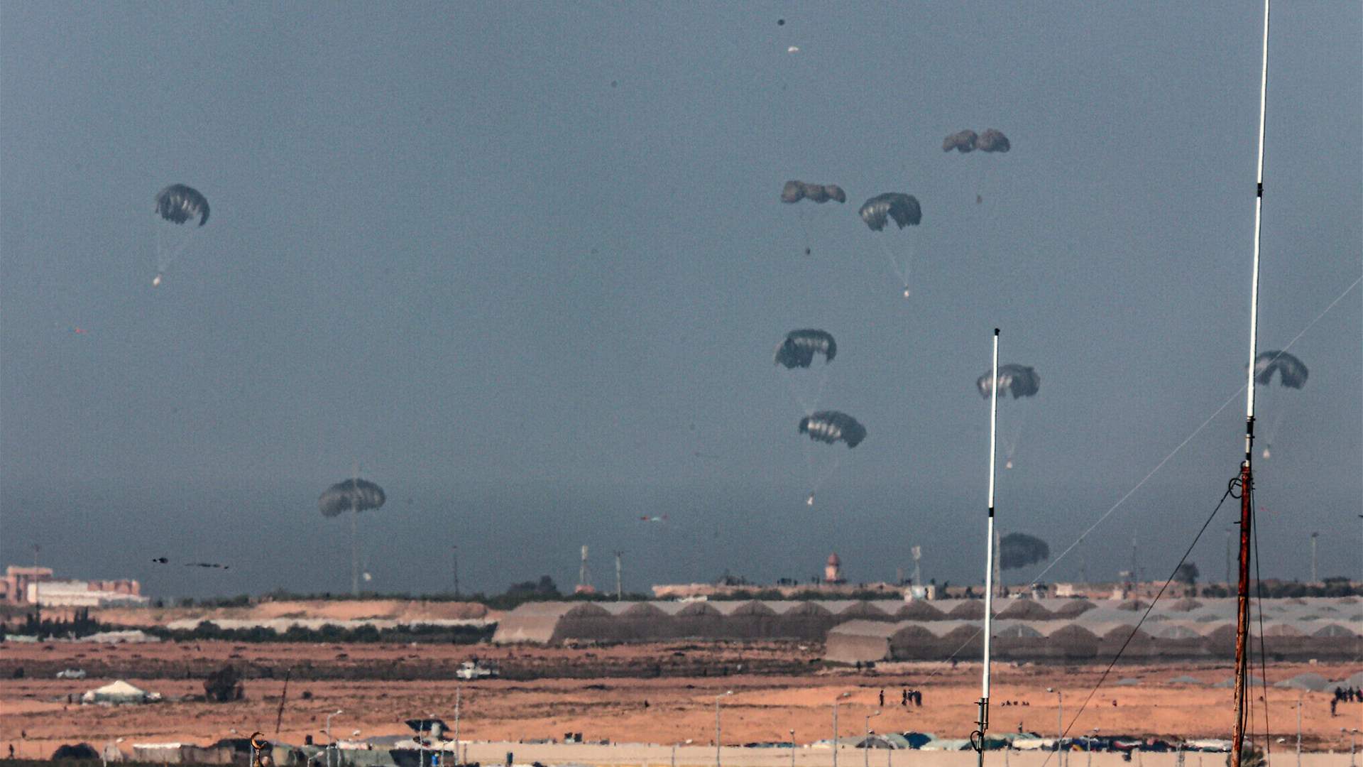 US CENTCOM executes  humanitarian airdrop in northern Gaza 