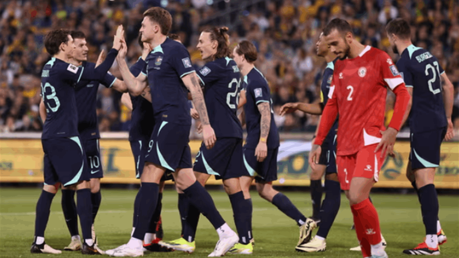 World Cup 2026 qualifier: Australia ends the game with a 5-0 victory over Lebanon 