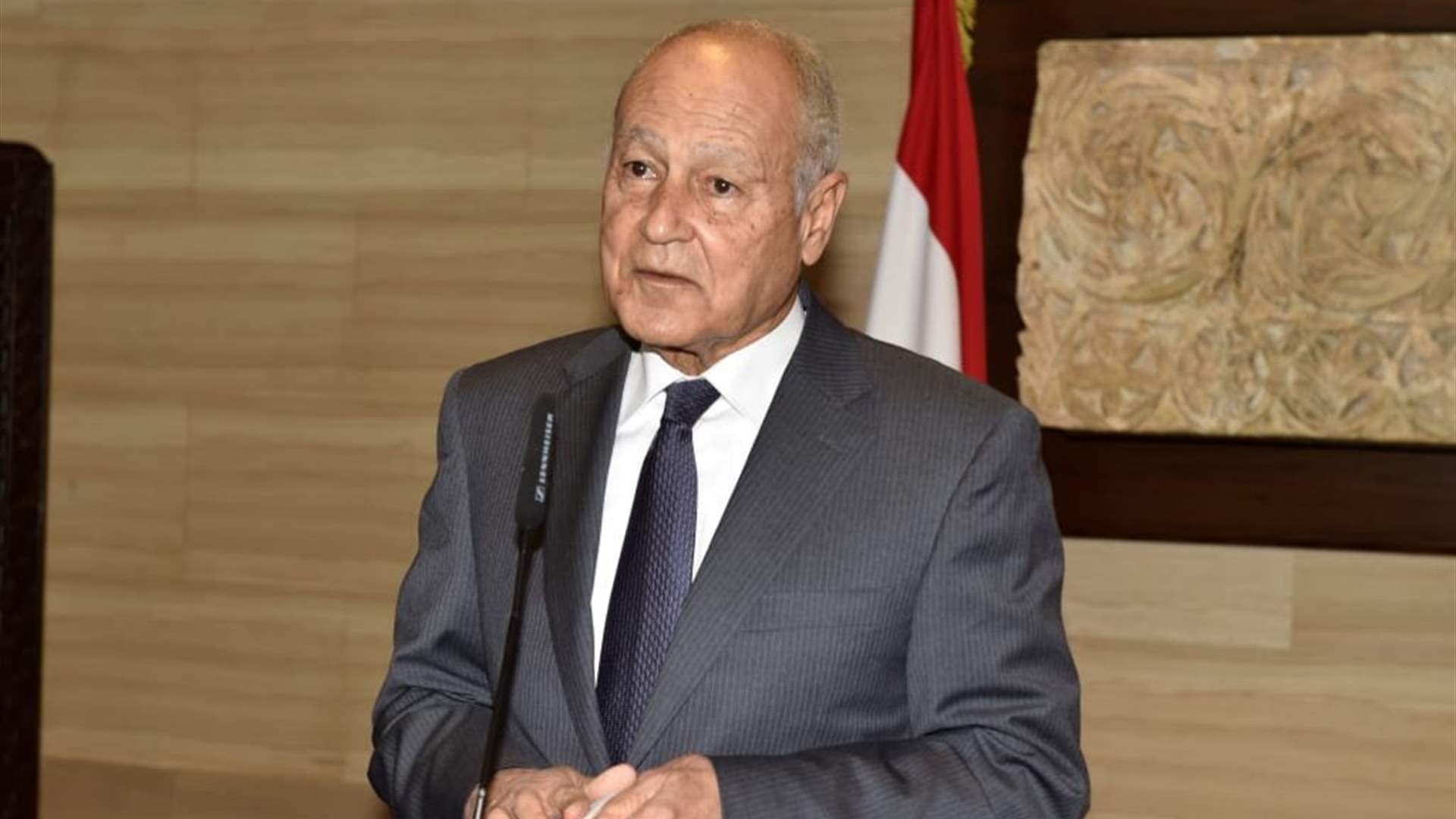 أبو الغيط التقى وفداً من حركة فتح.. وهذا ما التأكيد عليه