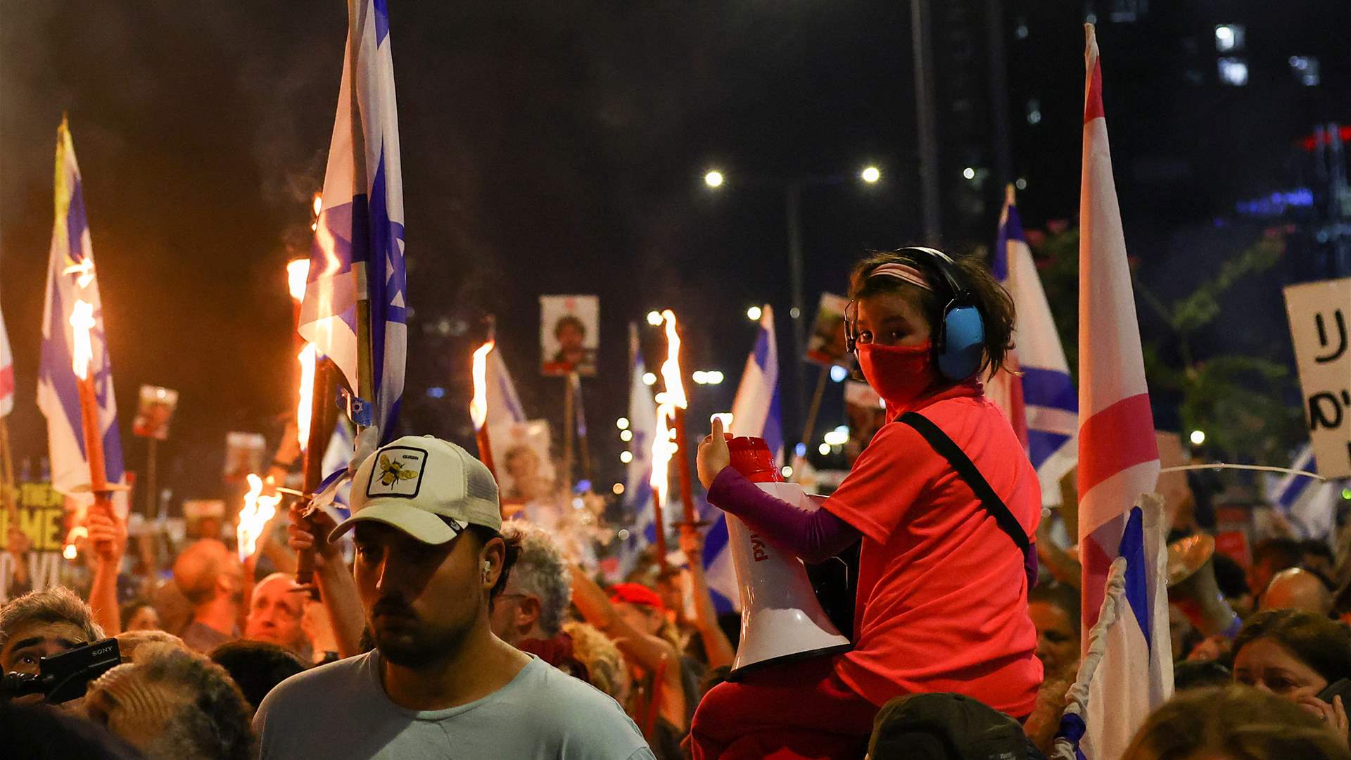 Tens of thousands rally against Netanyahu&#39;s government in Jerusalem