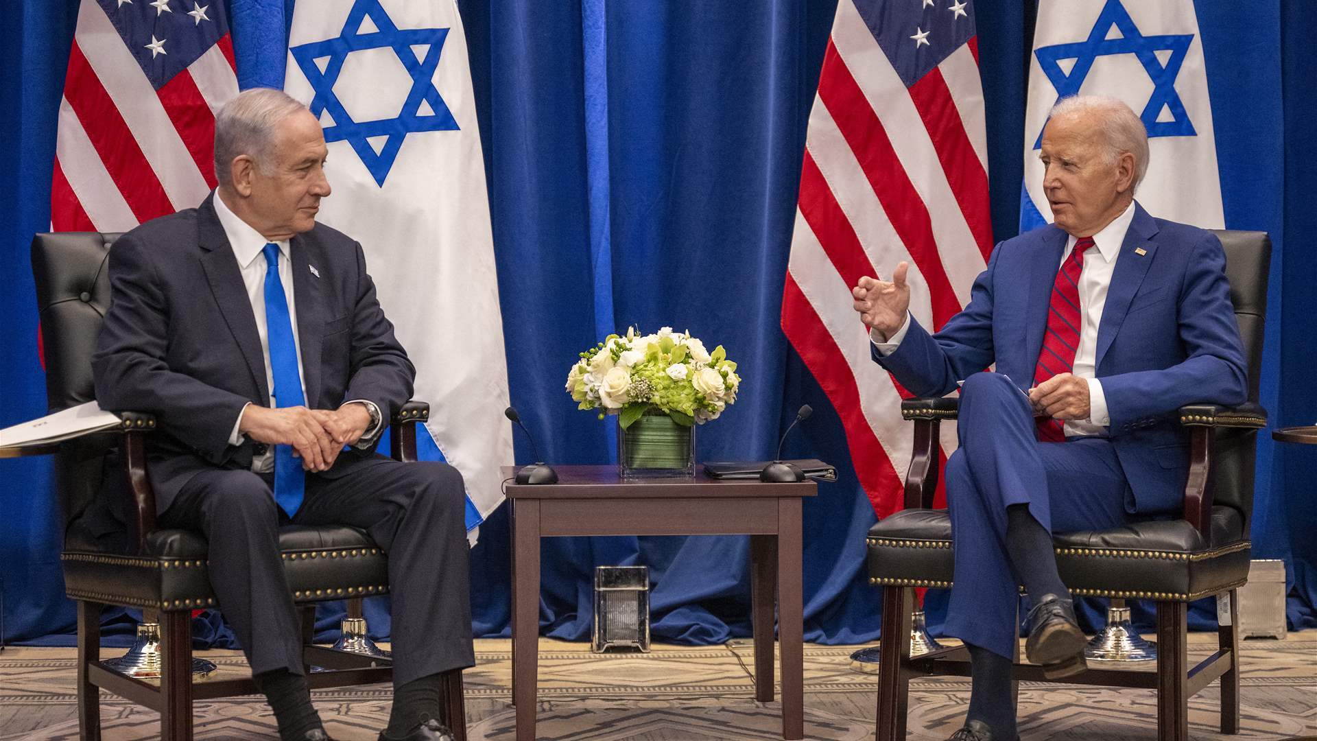 بايدن يبلغ نتنياهو بأن الدعم الأميركي للحرب في غزة يعتمد على حماية المدنيين