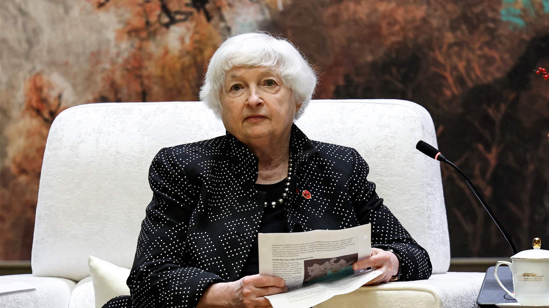 Yellen: China is too big to export its way to rapid growth