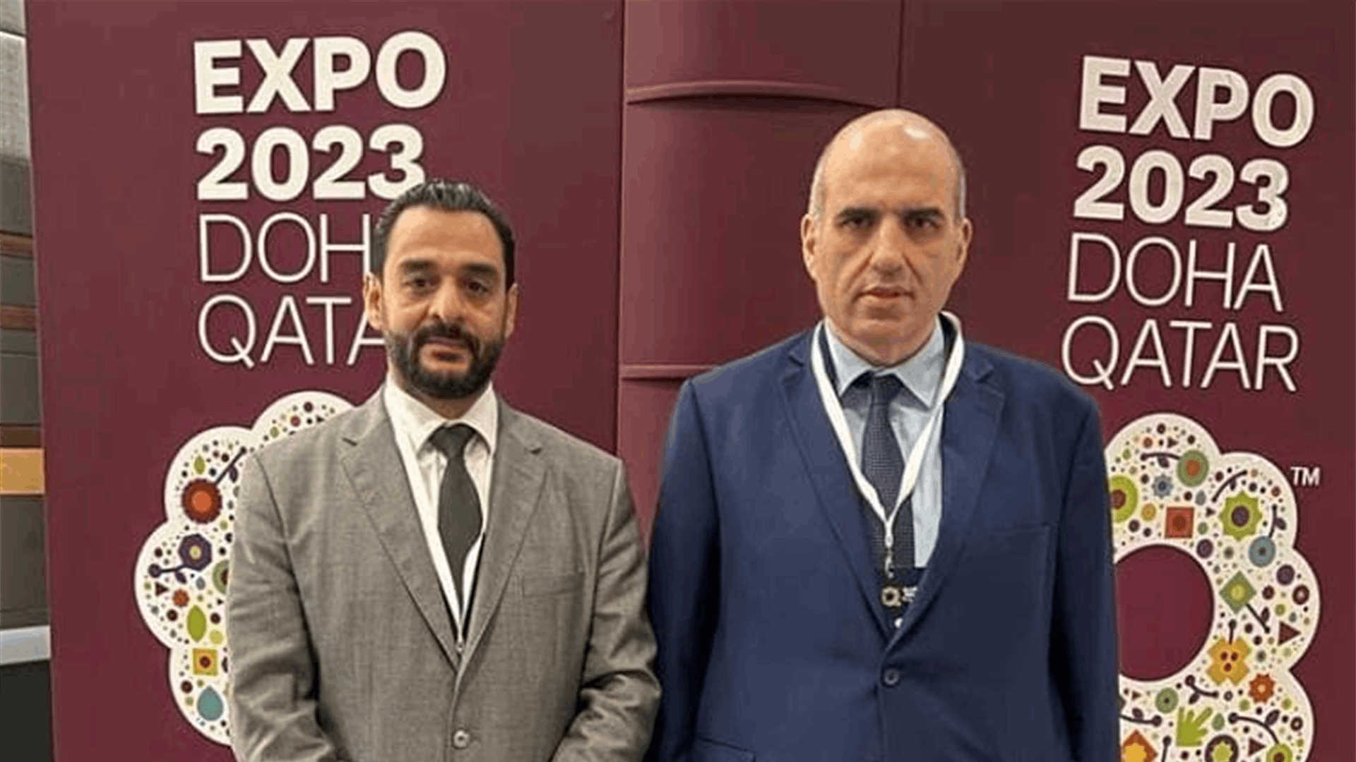 لحود وأبو حيدر أعلنا حصول الجناح اللبناني في إكسبو الدوحة على الجائزة الفضية