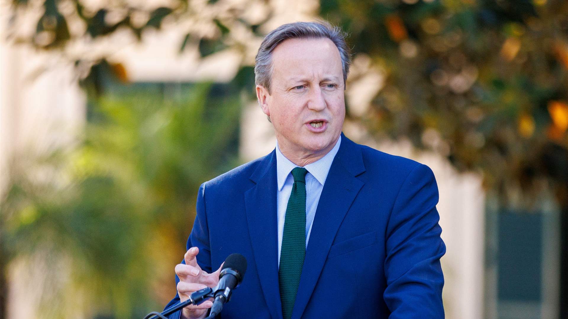David Cameron says Britain&#39;s position on arms sales to Israel unchanged