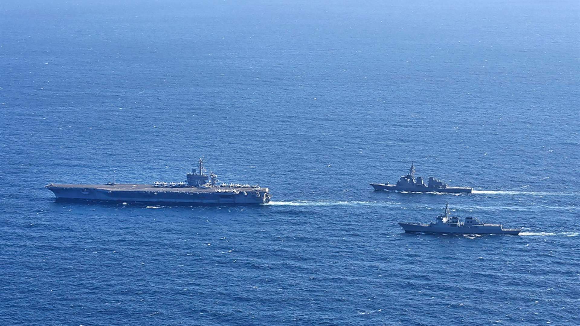 South Korea, Japan, US hold naval drills amid North Korea threats