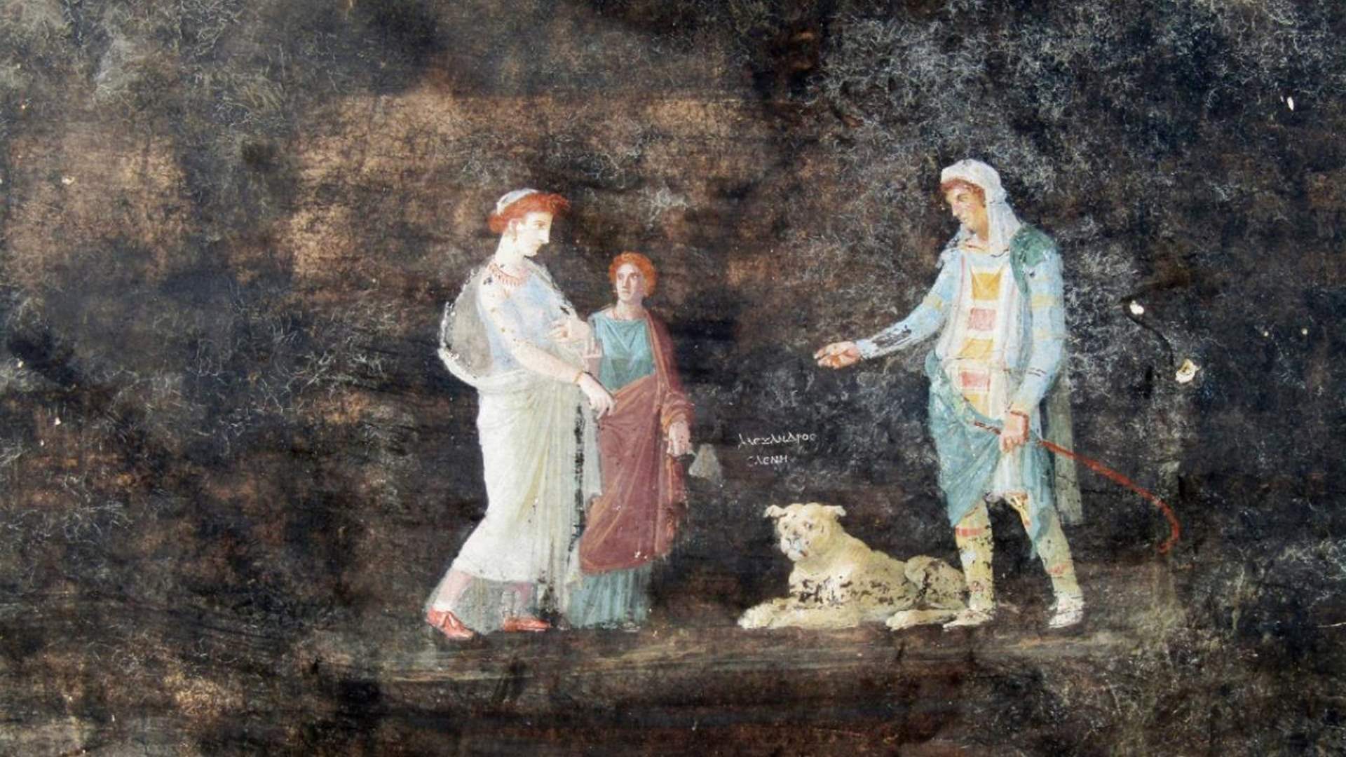 اكتشاف لوحات جدارية أثرية مستوحاة من حرب طروادة في إيطاليا!