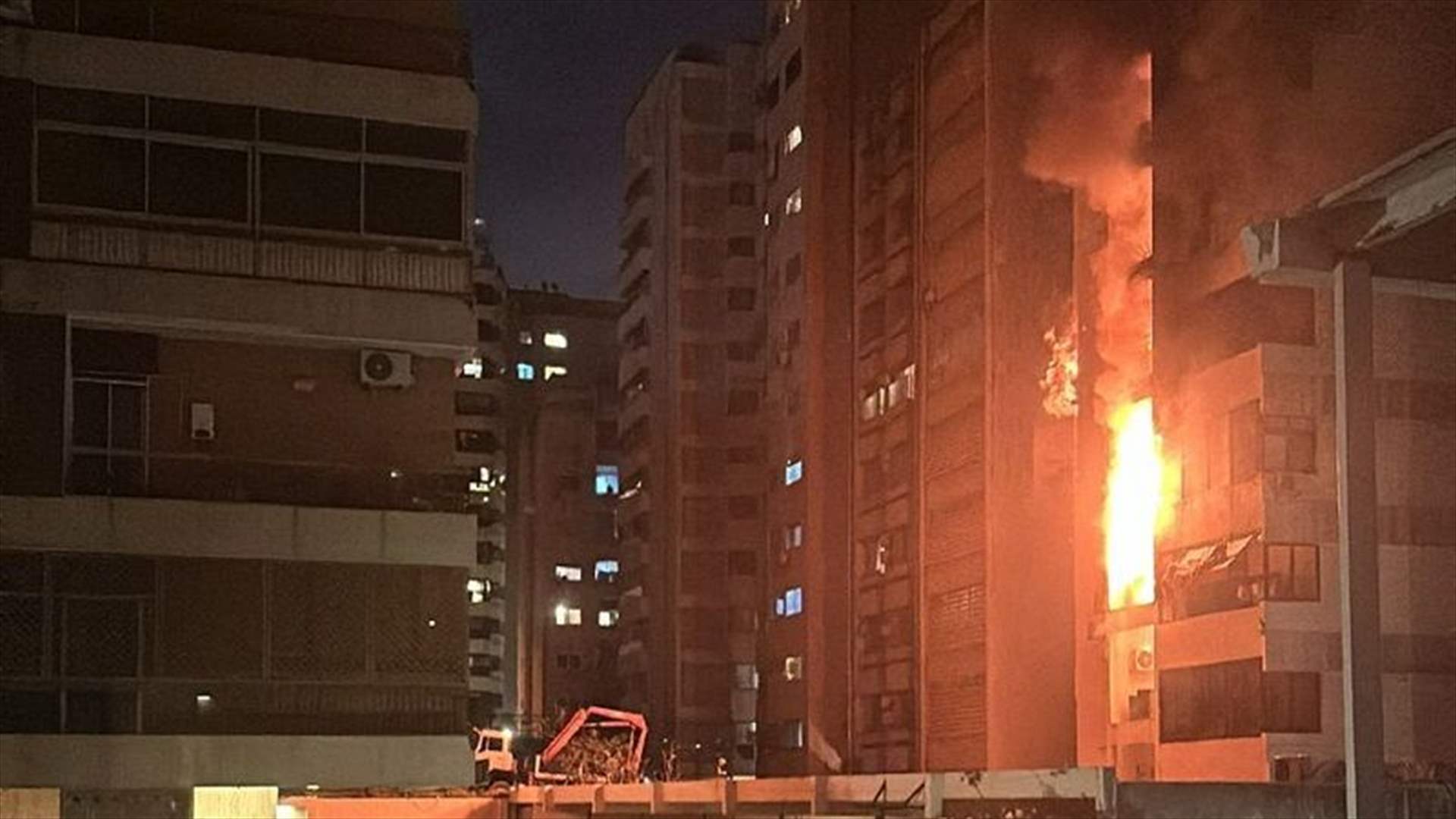 حريق داخل مبنى في تلة الخياط تمت السيطرة عليه... ولا اصابات