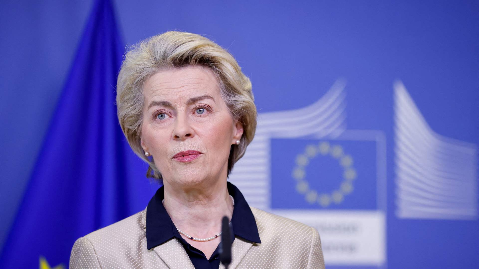 EU&#39;s von der Leyen says Iranian attack on Israel is signal of intent of &#39;new league of authoritarians&#39;