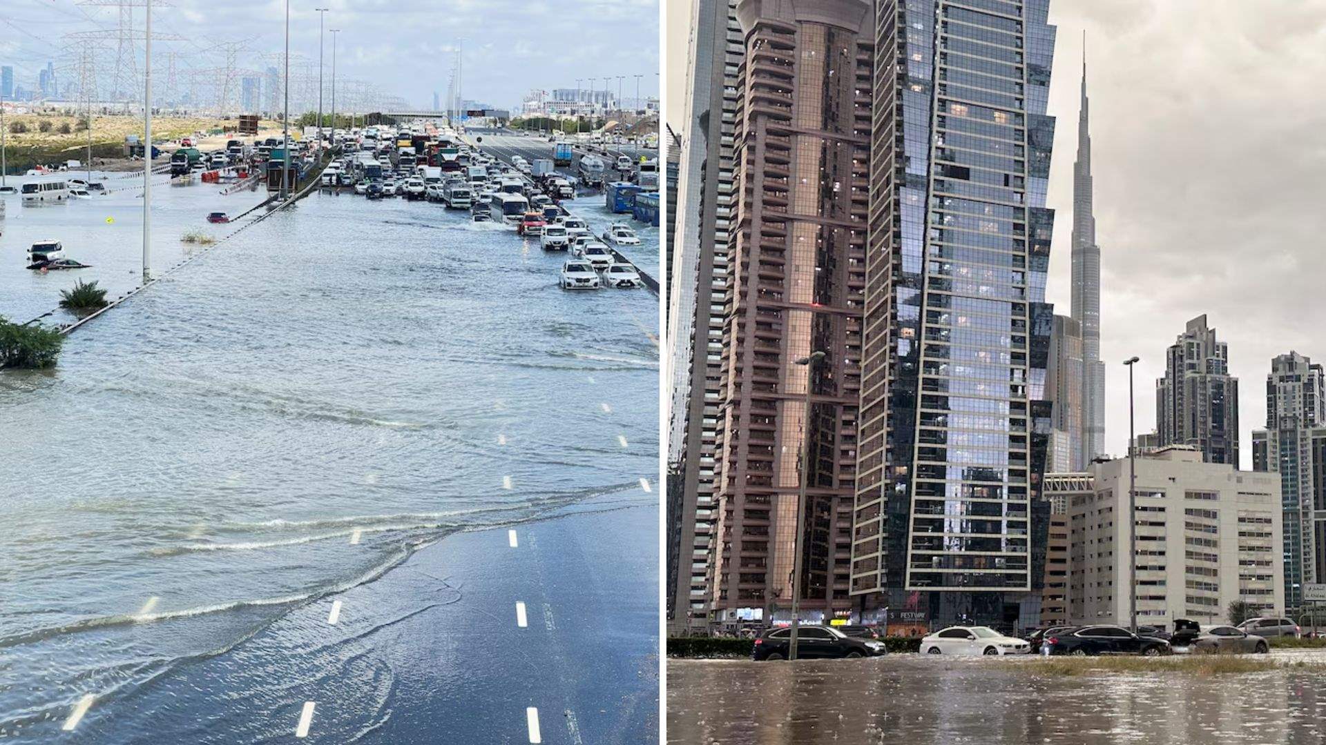 Flight delays and flooded streets: UAE grapples with &#39;historic&#39; rainfall