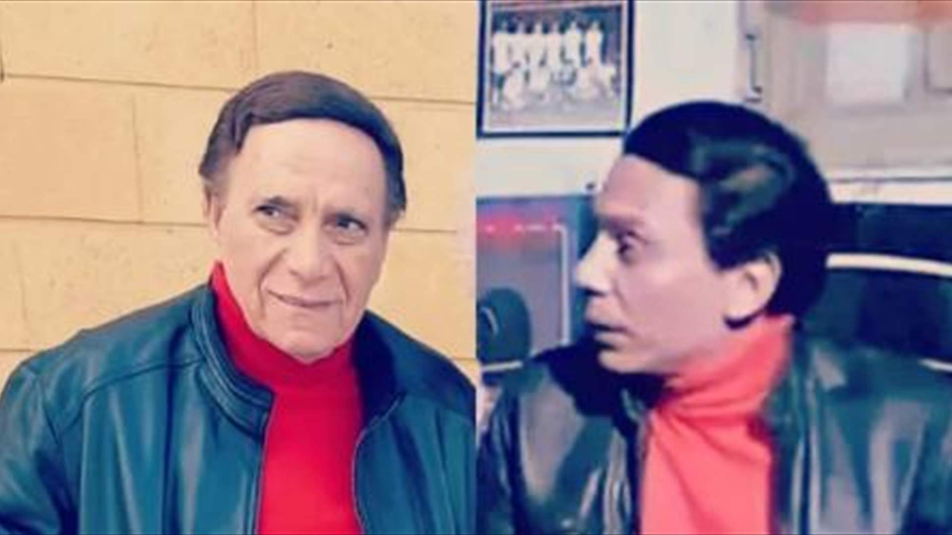 ظهور مفاجئ لشبيه عادل إمام في عزاء شيرين سيف النصر... التقطوا معه الصور التذكارية فمن يكون؟!