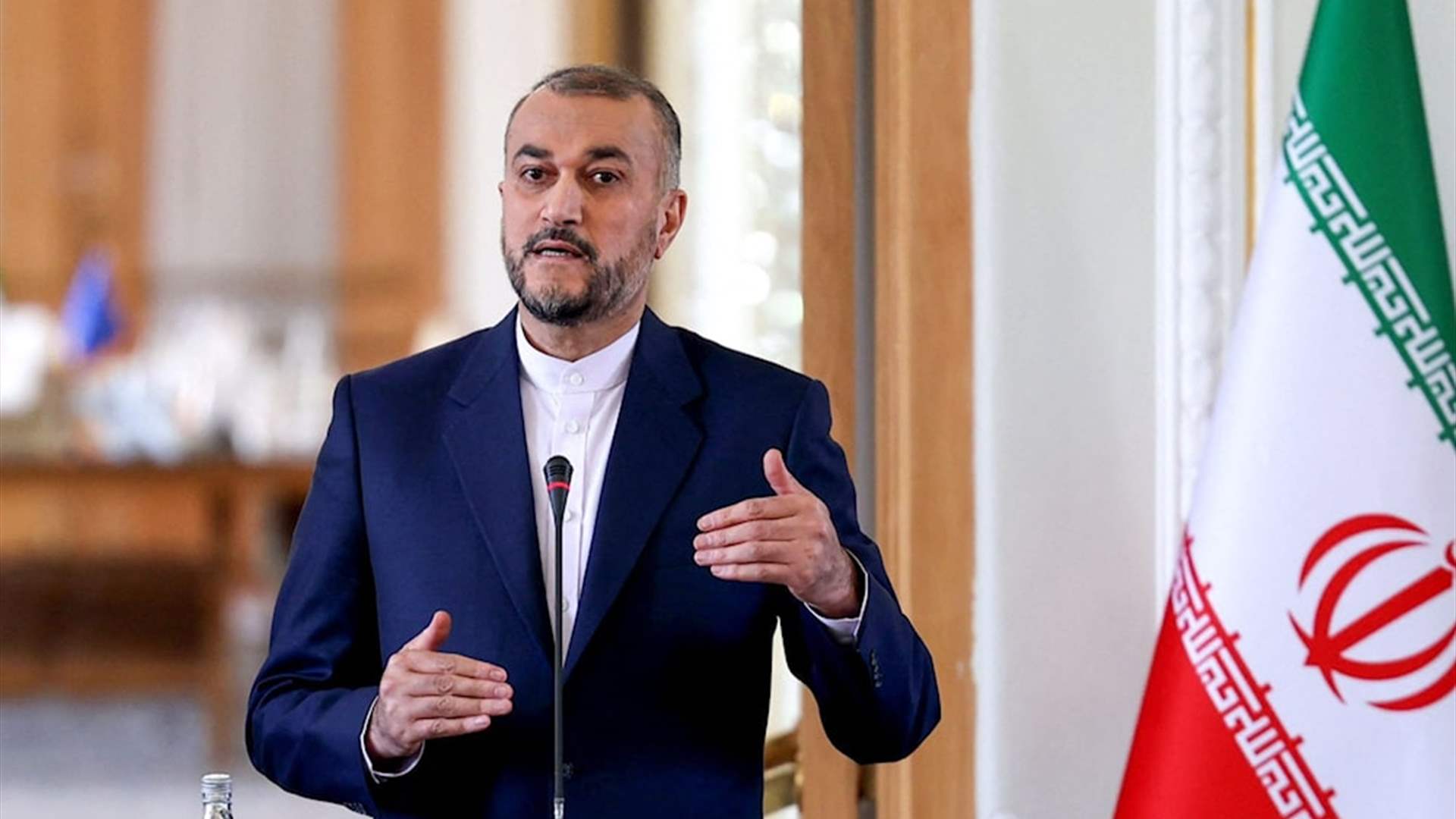  عبد اللهيان: المسيرات التي أطلقتها إسرائيل لم تسبب خسائر 