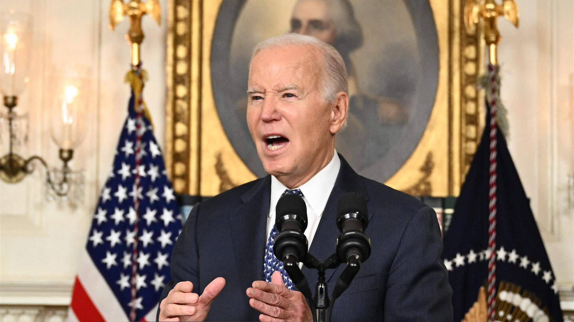 Biden condemns &#39;anti-Semitism&#39; on campuses as pro-Palestinian protests continue in Columbia