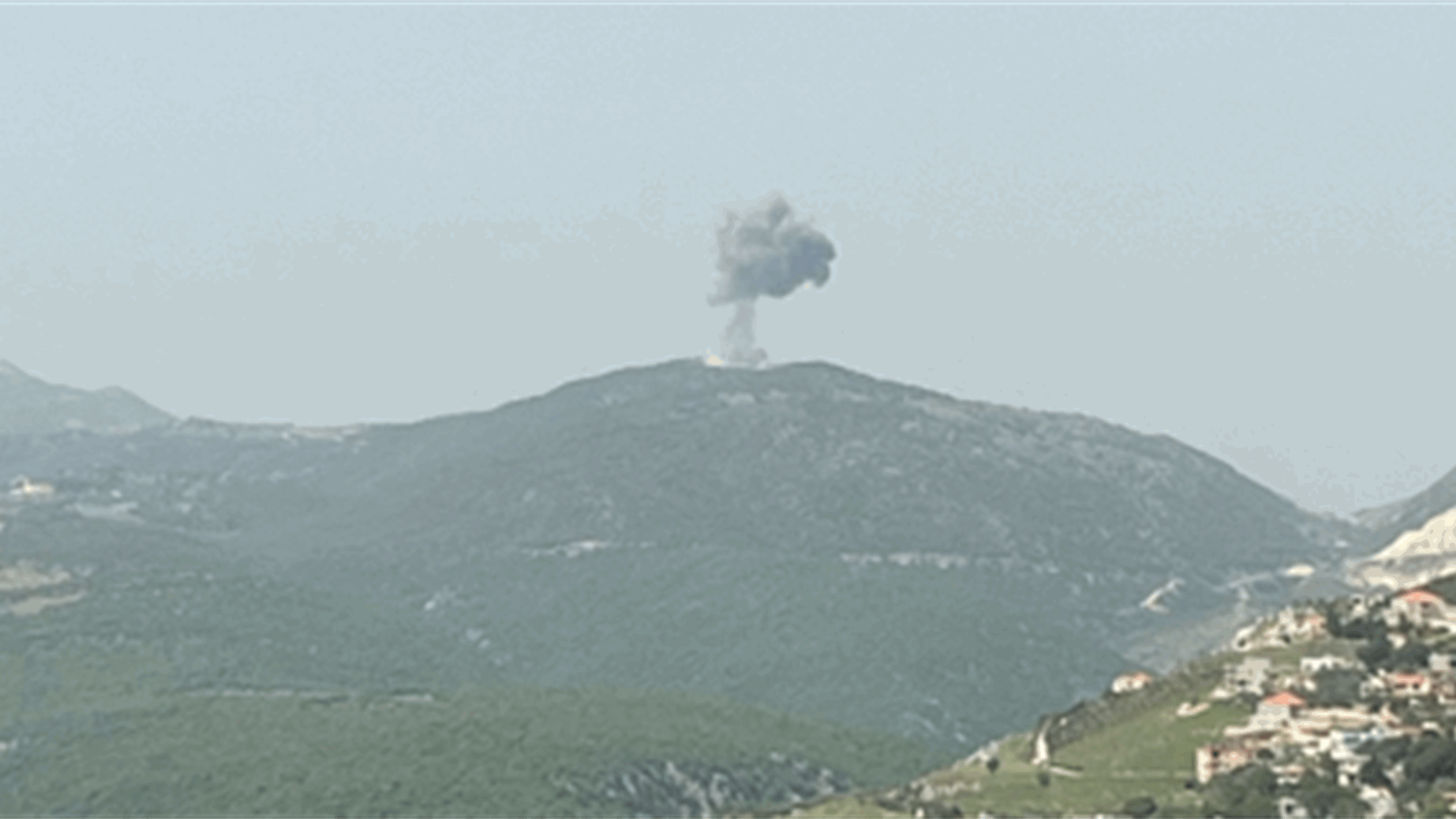 غارة إسرائيلية إستهدفت مرتفعات جبل الجبور في جزين