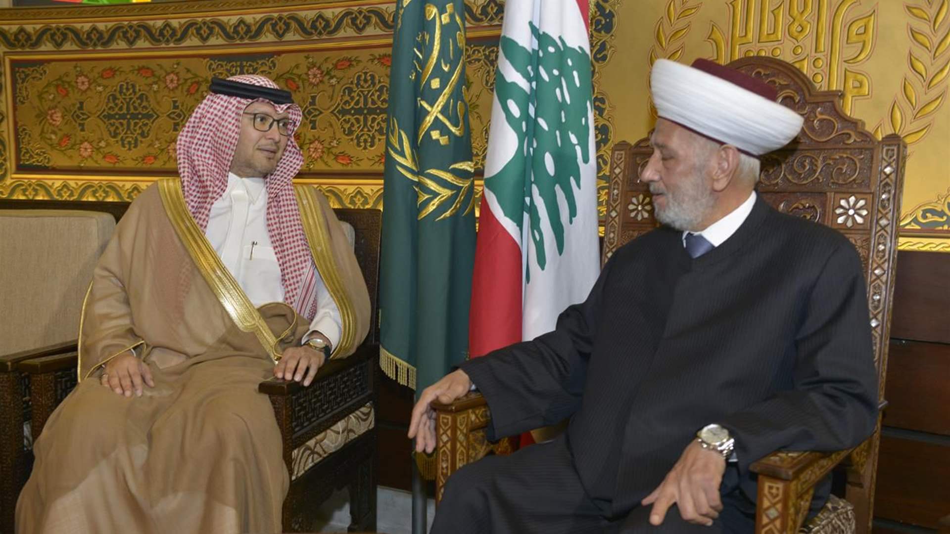 السفير السعودي زار دريان: نأمل أن تصل مساعي "الخماسية" الى حلول سريعة