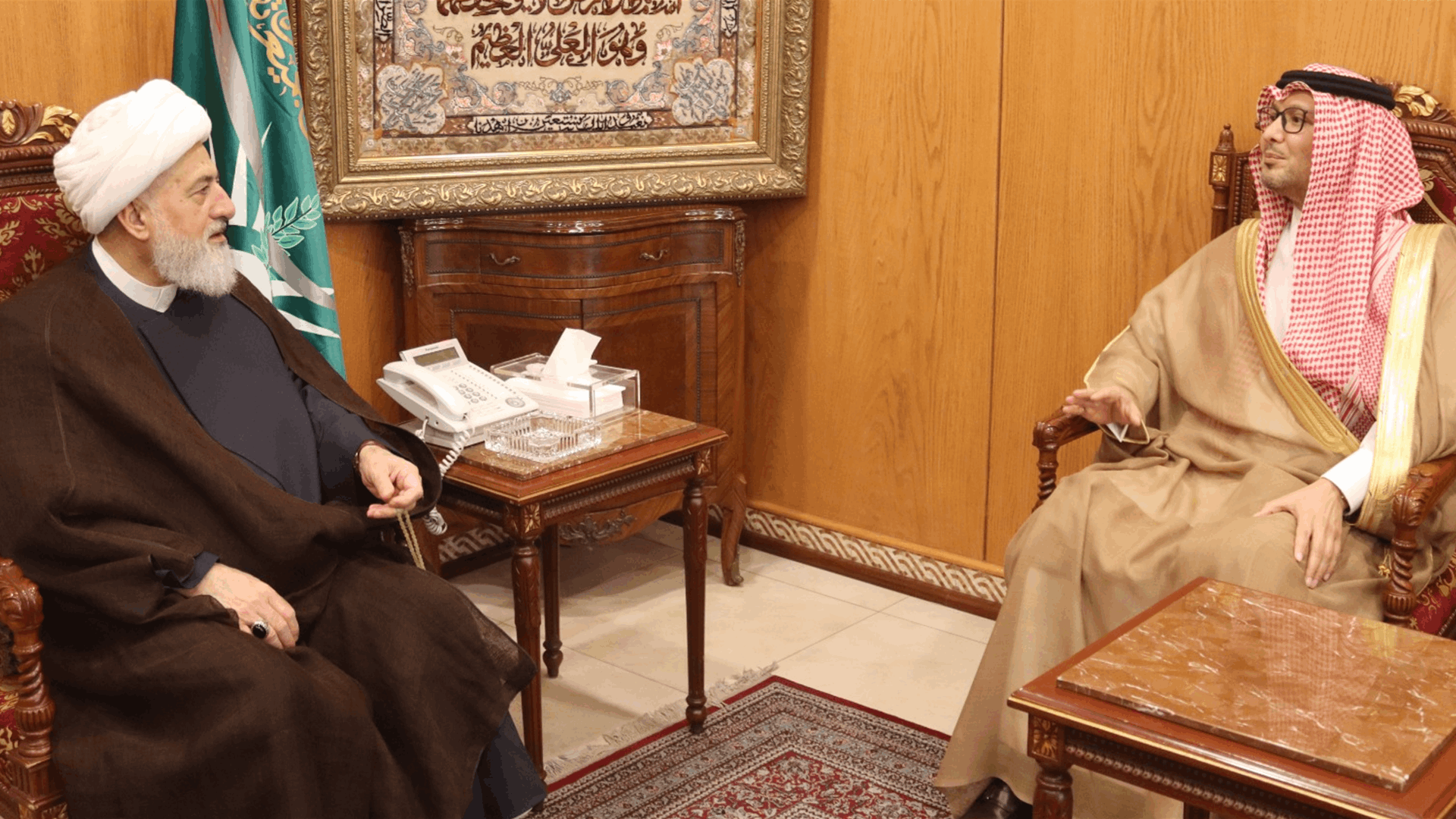 الخطيب استقبل السفير السعودي: لتفضي جهود اللجنة الخماسية الى حلول تخرج لبنان من الانسداد السياسي