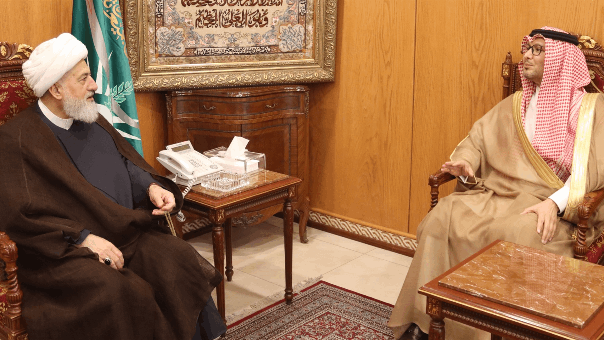 Al-Khatib meets Saudi ambassador: Quintet Committee's efforts should resolve Lebanon's political deadlock