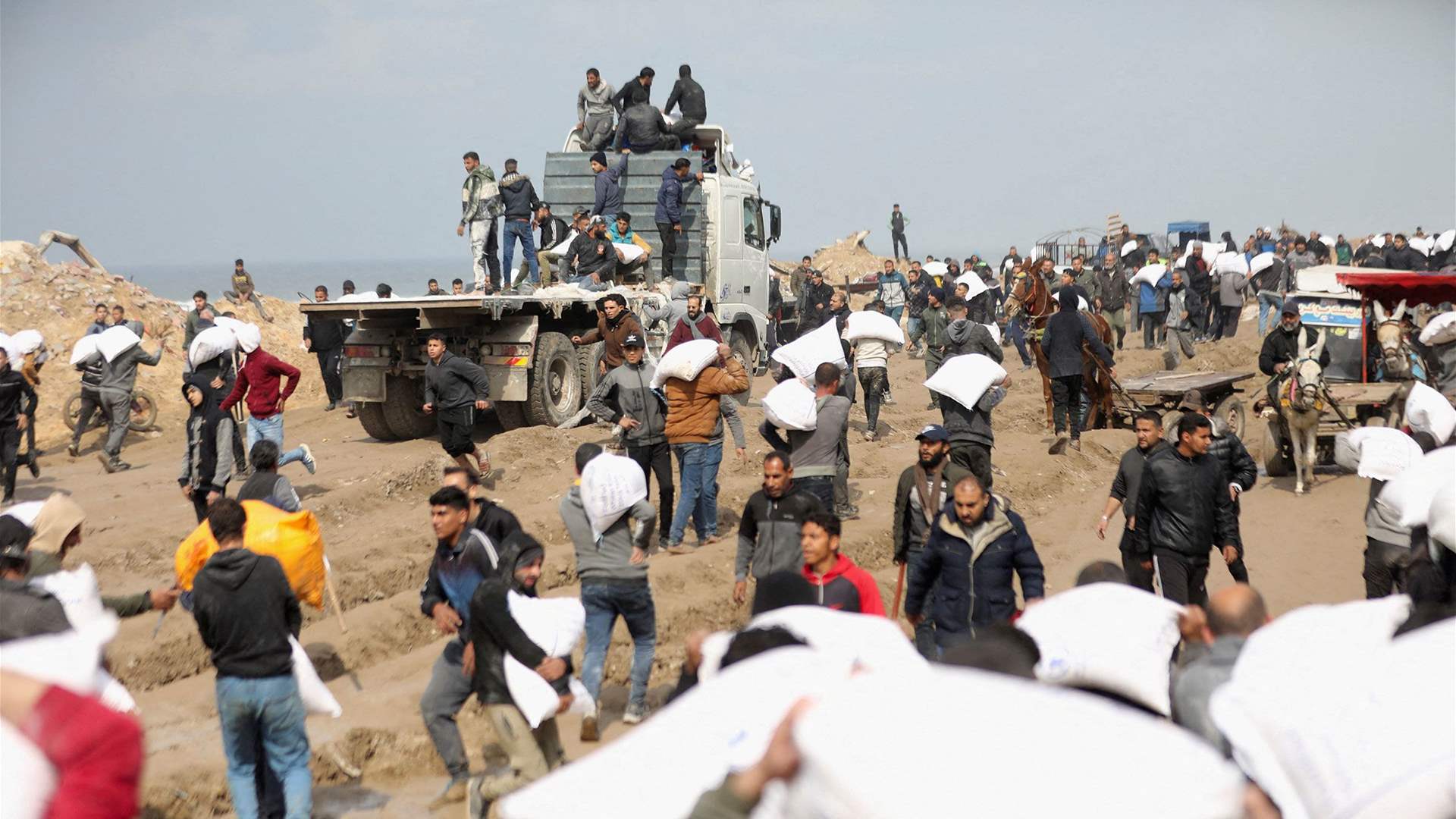 Pentagon: US begins building pier in Gaza to provide aid