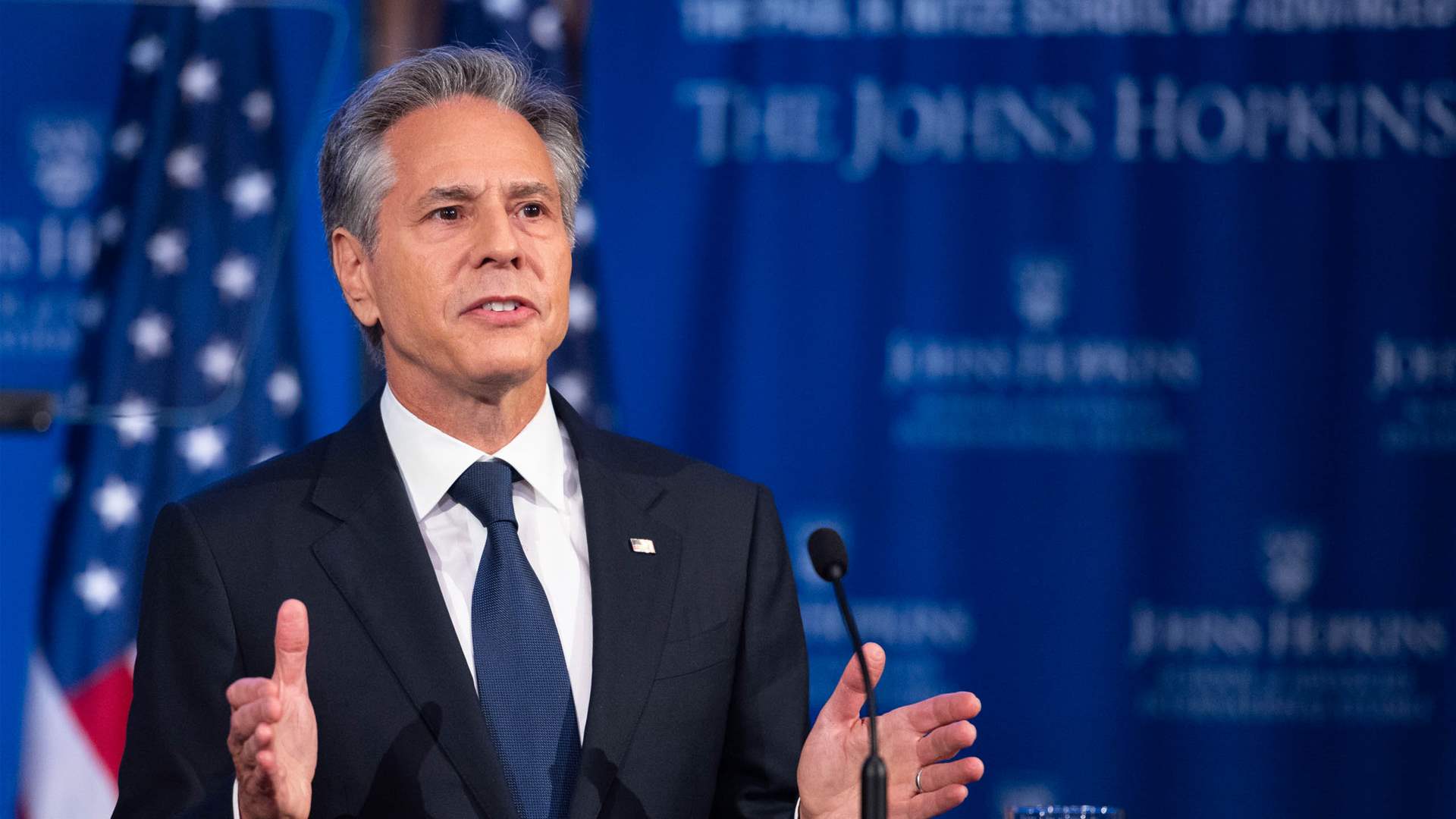 Blinken says Gaza protests a hallmark of democracy, decries 'silence' on Hamas